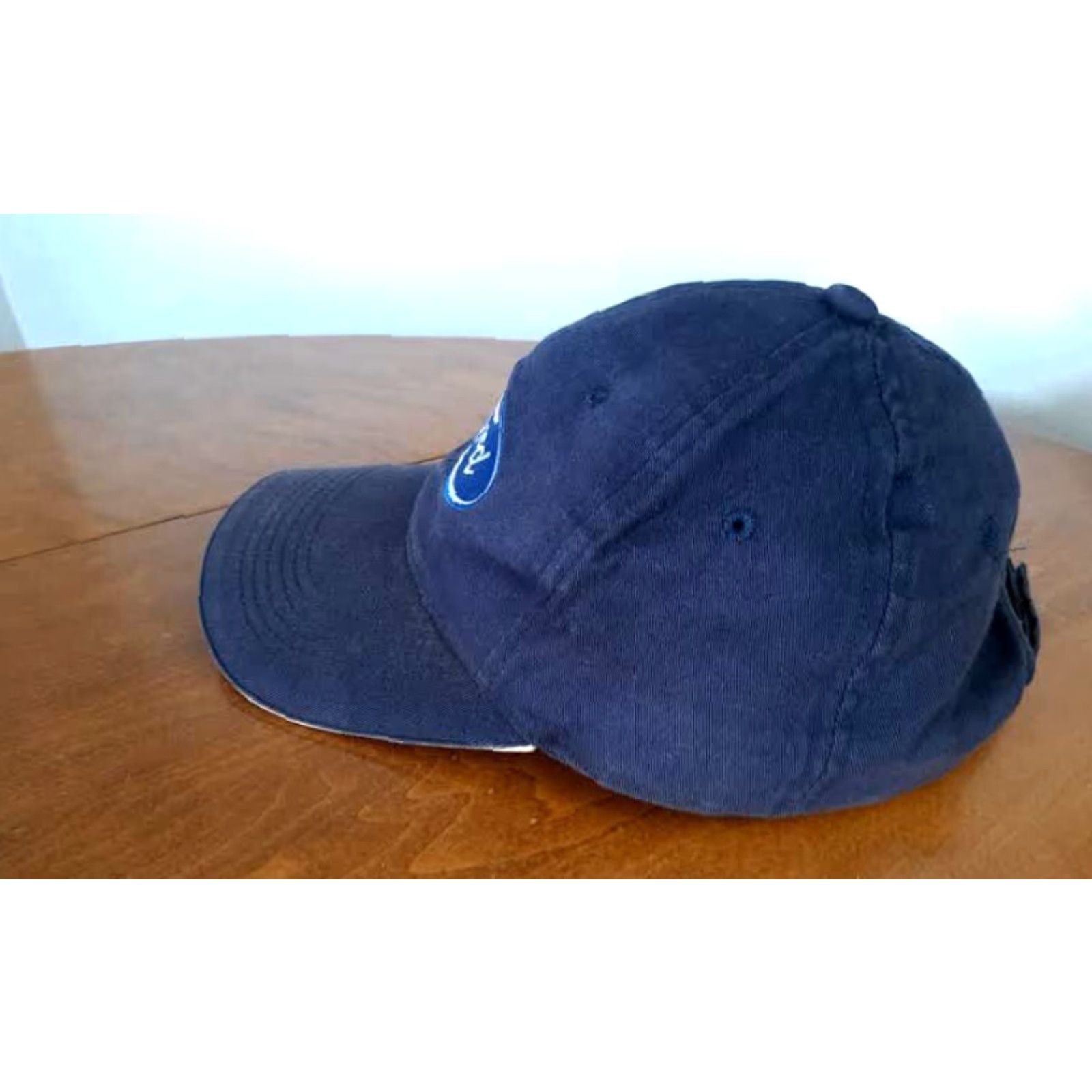 American Eagle Outfitters American Eagle Hat Classic Patch Adjustable Size Baseball Cap Men Blue Cotton Hat Size ONE SIZE - 3 Thumbnail