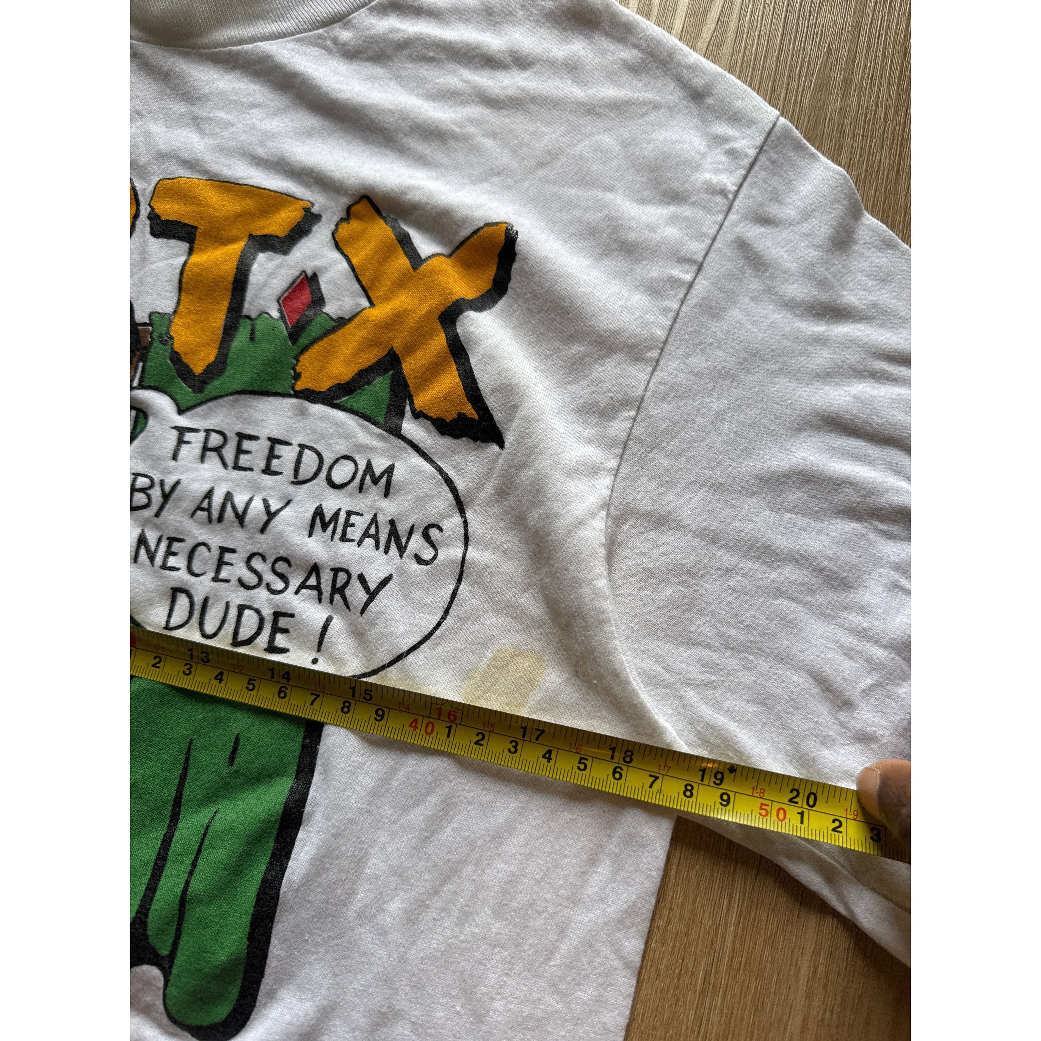 Other Vintage 90s Bart X Malcolm X Freedom By Any Means Necessary Size US L / EU 52-54 / 3 - 5 Thumbnail