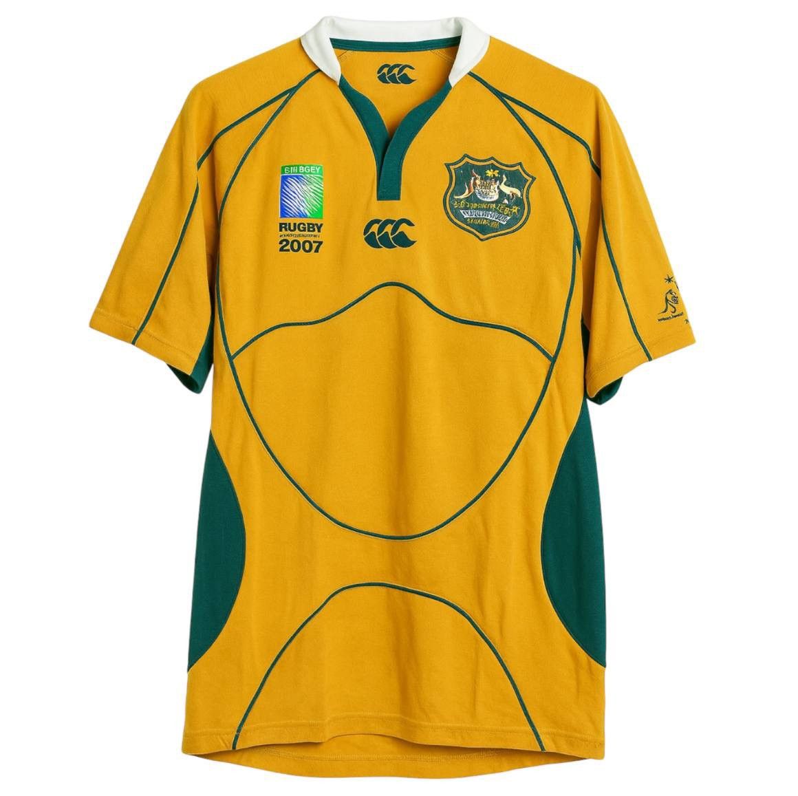Canterbury of New Zealand 2007 AUSTRALIA RUGBY UNION RARE SHIRT JERSEY SIZE XL MENS Size US XL / EU 56 / 4 - 1 Thumbnail