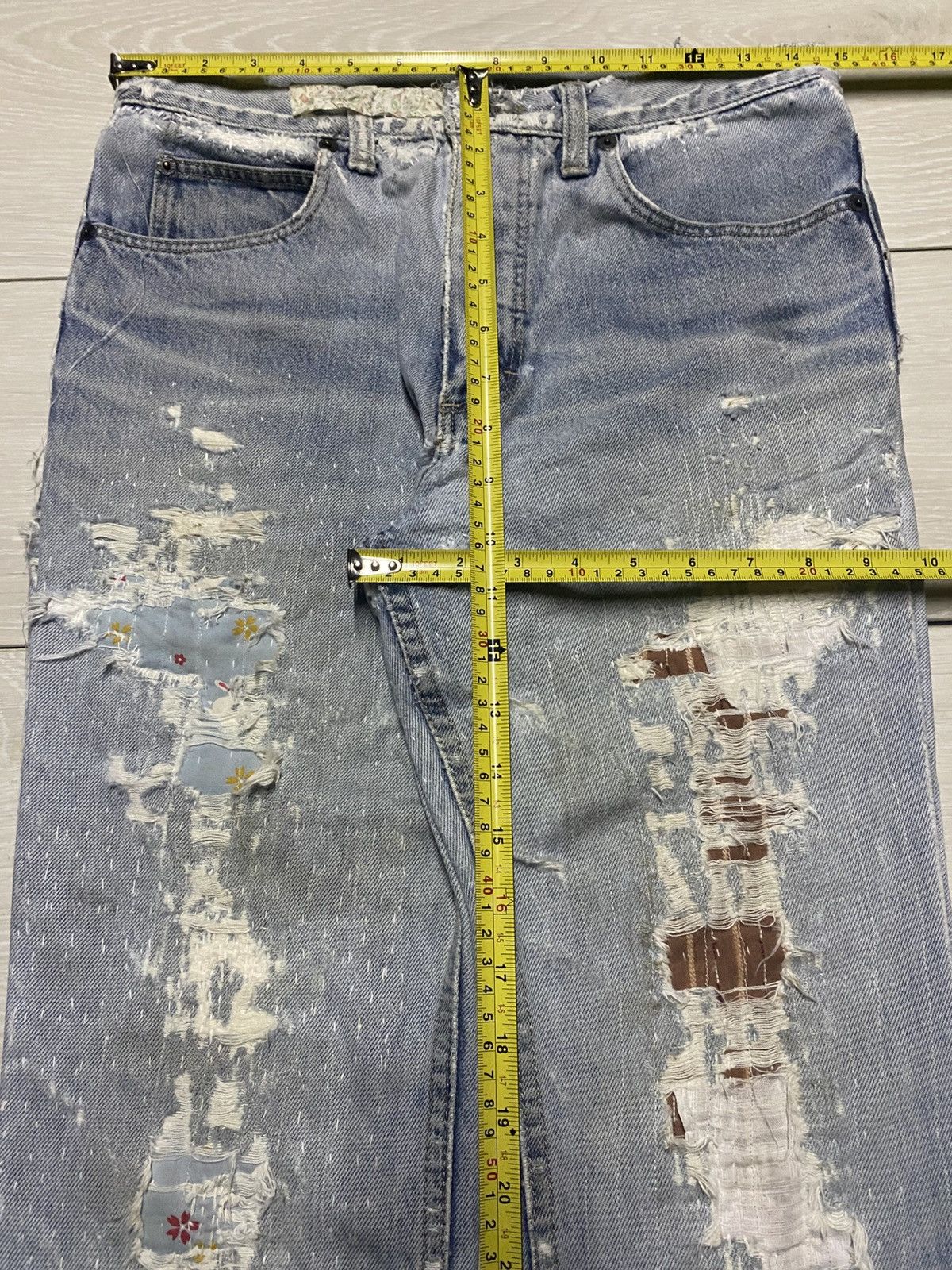 Wrangler Wrangler Destroy Trash Flare Jeans Size US 29 - 13 Thumbnail
