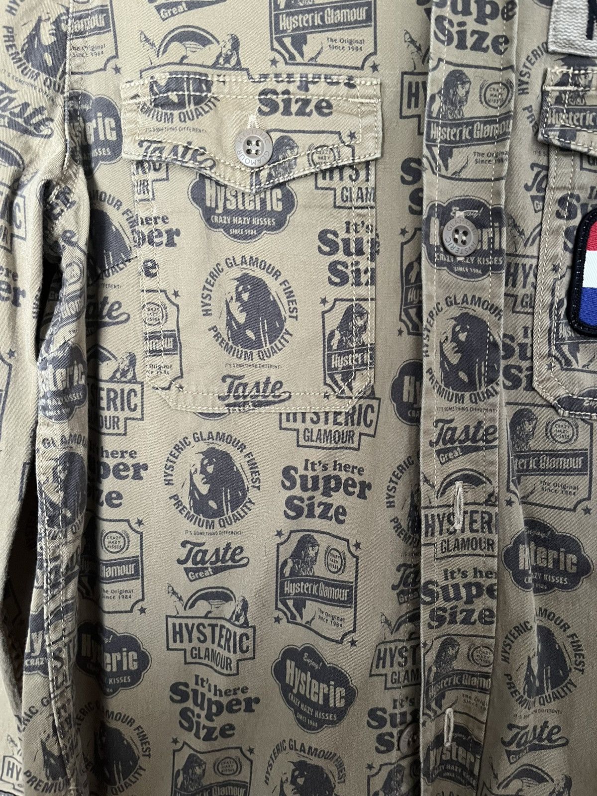 Hysteric Glamour Hysteric glamour nashville all over print shirt free size Size US XS / EU 42 / 0 - 6 Thumbnail