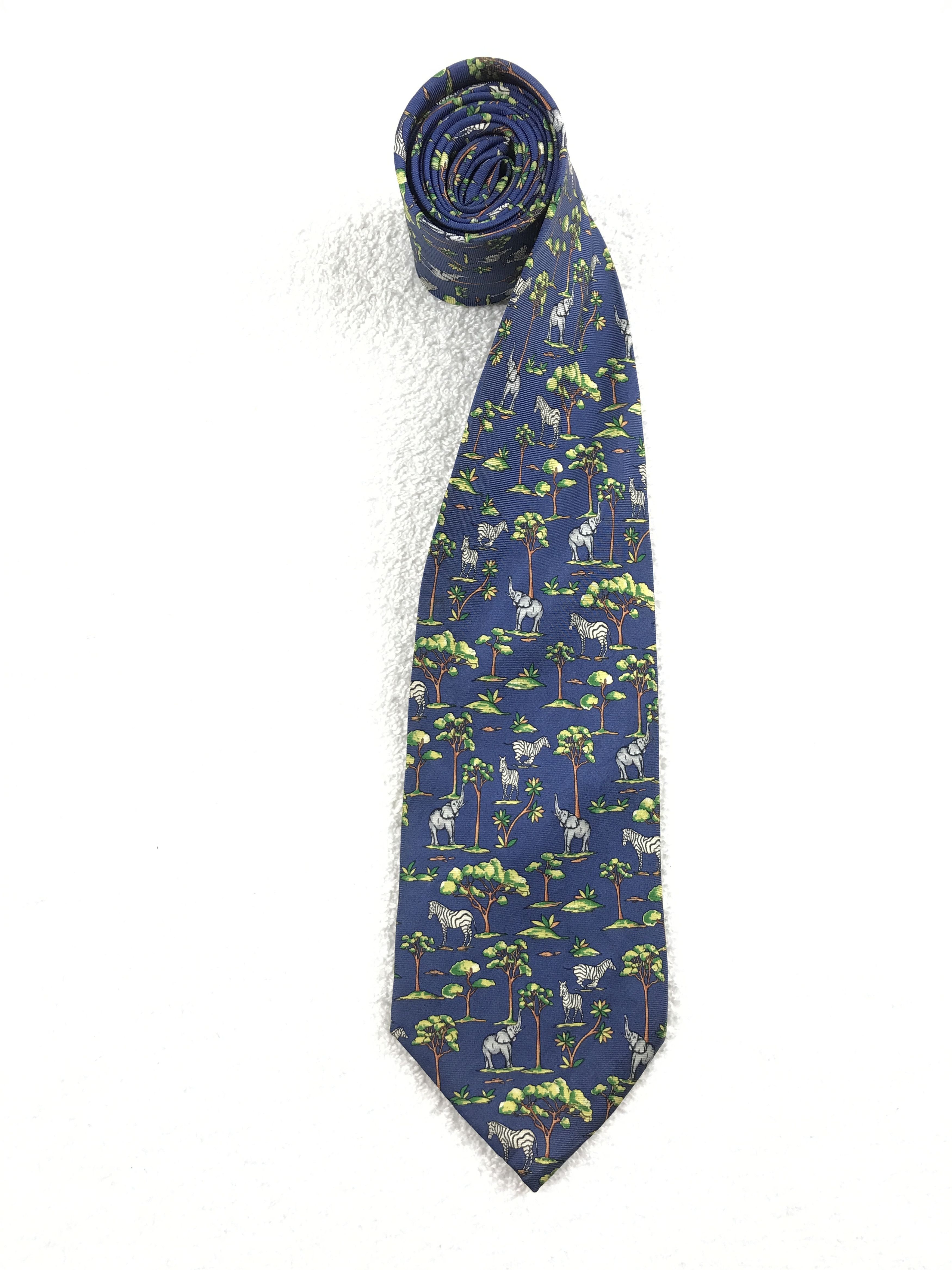 Designer × Lancel × Vintage Vintage Lancel Silk Necktie Size ONE SIZE - 2 Thumbnail