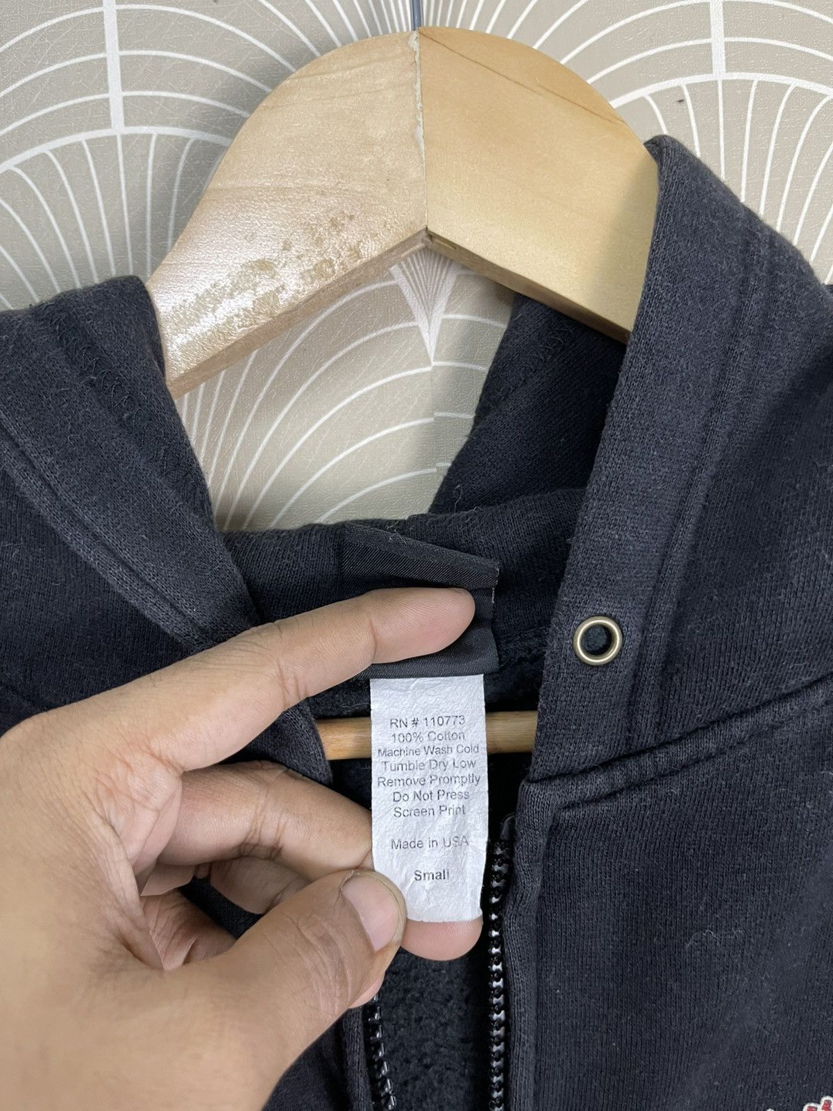 Lucky Brand 😈 90s LUCKY 13 APPAREL “GREASE GAS AND GLORY” ZIPPER HOODIE Size US S / EU 44-46 / 1 - 9 Thumbnail