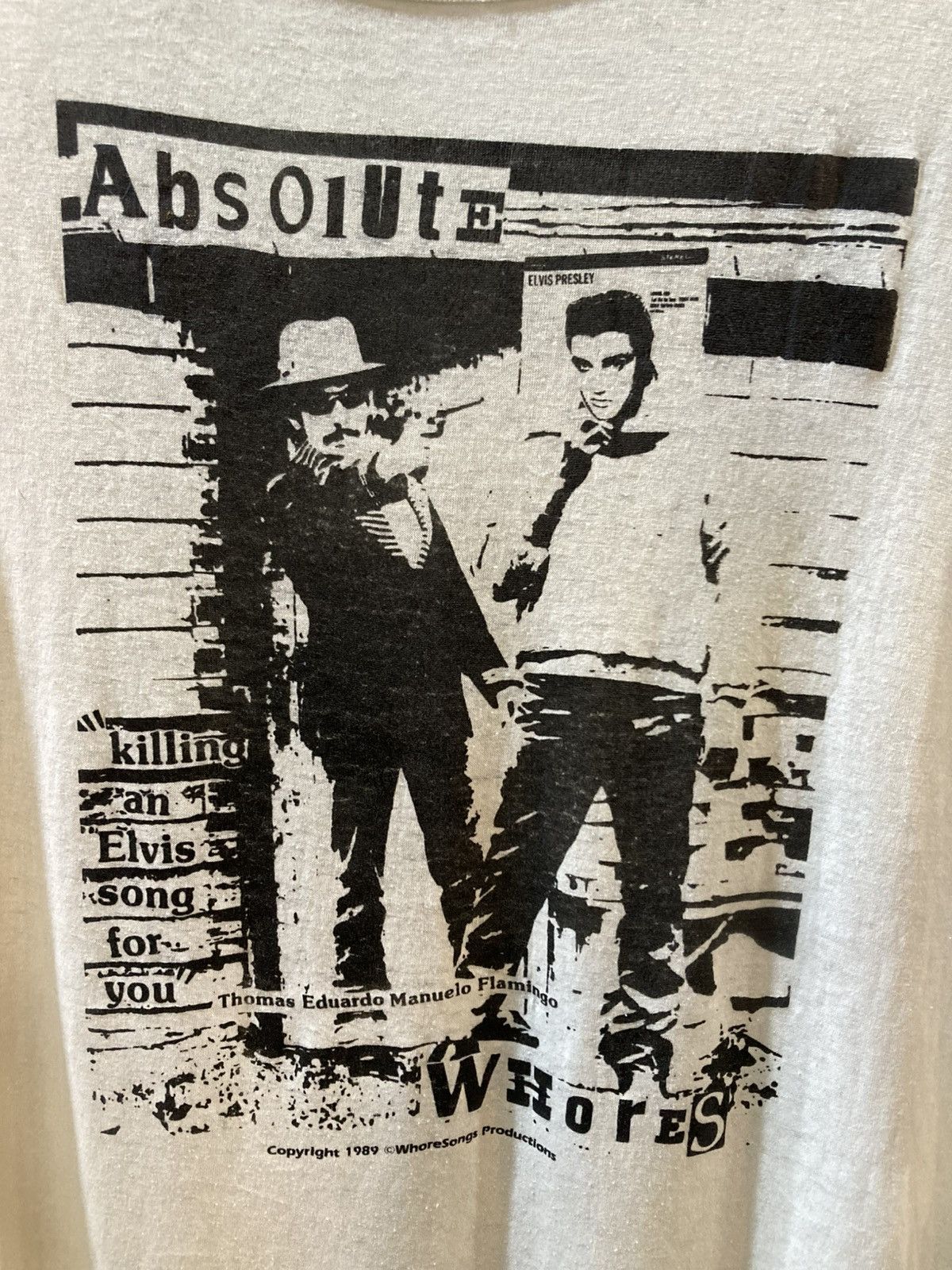 Band Tees Elvis 80’s tee Size US XL / EU 56 / 4 - 2 Thumbnail