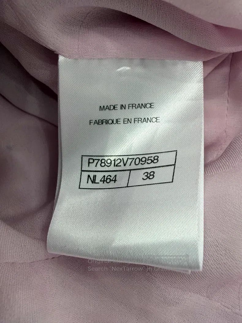Chanel Chanel Pink knitted plaid dress jacket Size XS / US 0-2 / IT 36-38 - 5 Thumbnail