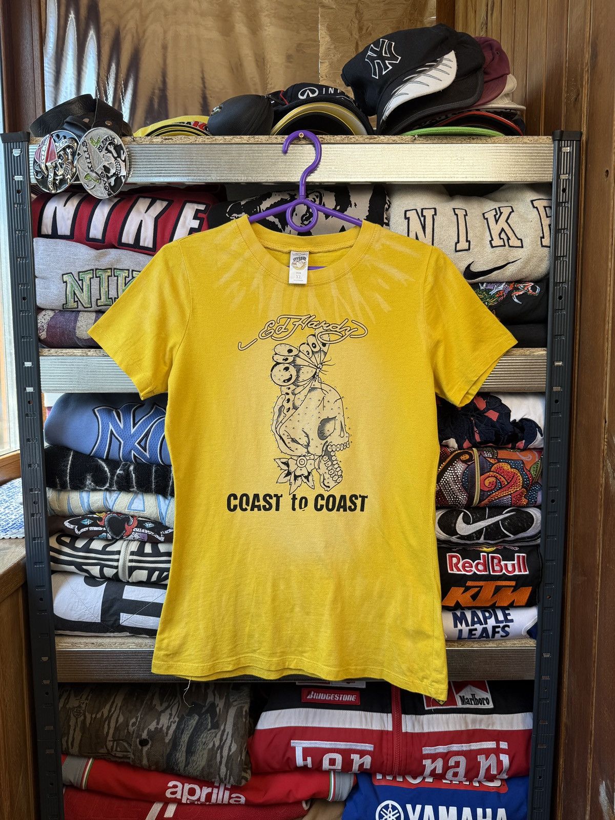 Christian Audigier Vintage Y2K Ed Hardy Tee Shirt Size XL / US 12-14 / IT 48-50 - 1 Thumbnail