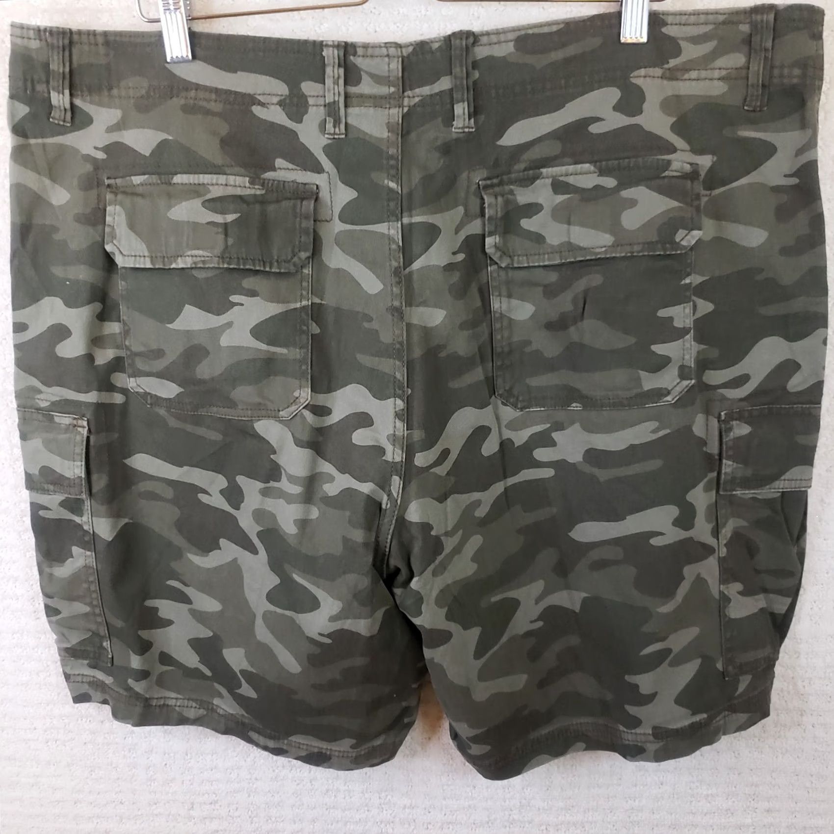 George George Cargo Camo Shorts Men's Size 44x10 Green Camo NWT Size US 44 / EU 60 - 5 Thumbnail