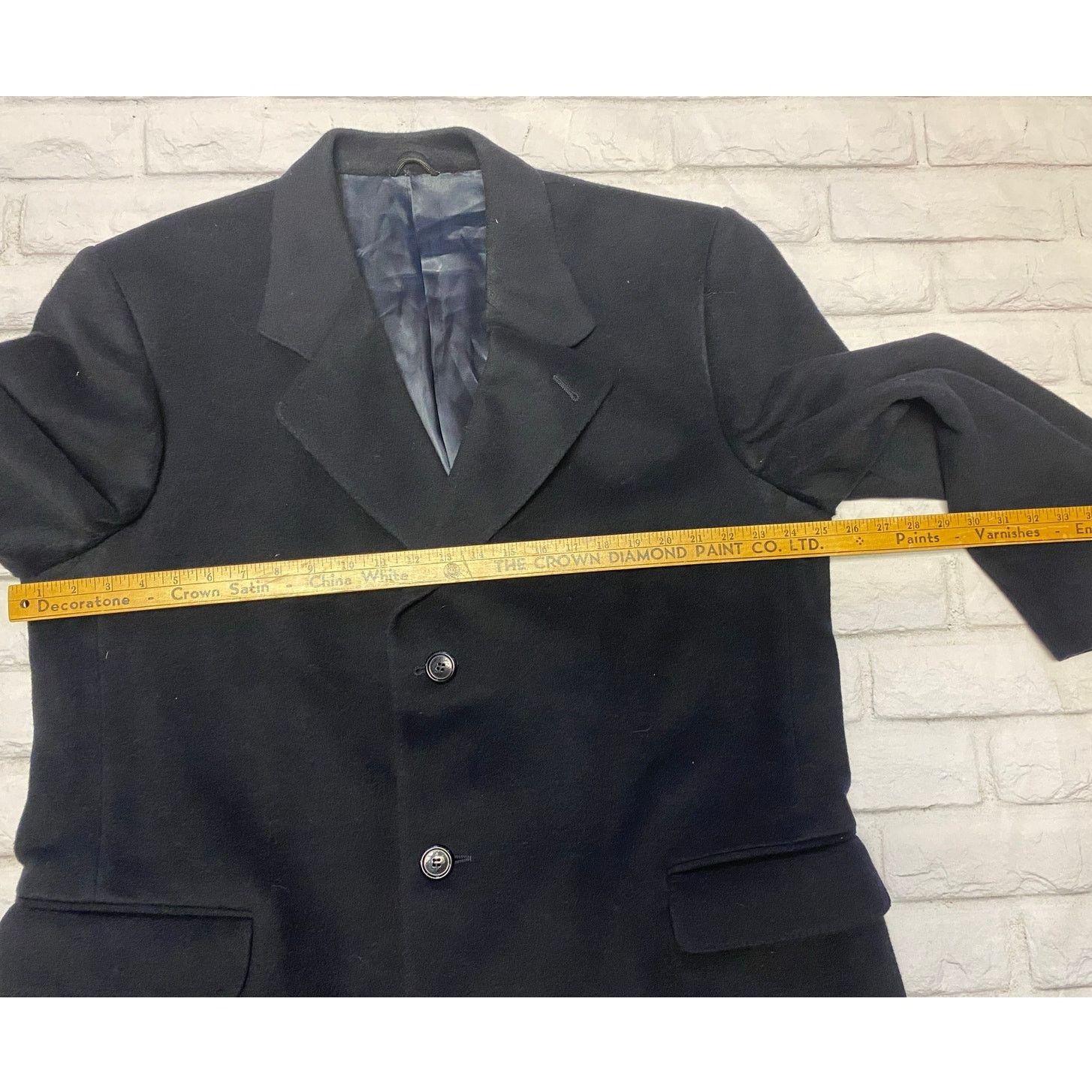 Vintage vintage 70s Duncan Craig Cashmere/Wool Size L XL 44-46 Black Size US L / EU 52-54 / 3 - 4 Thumbnail