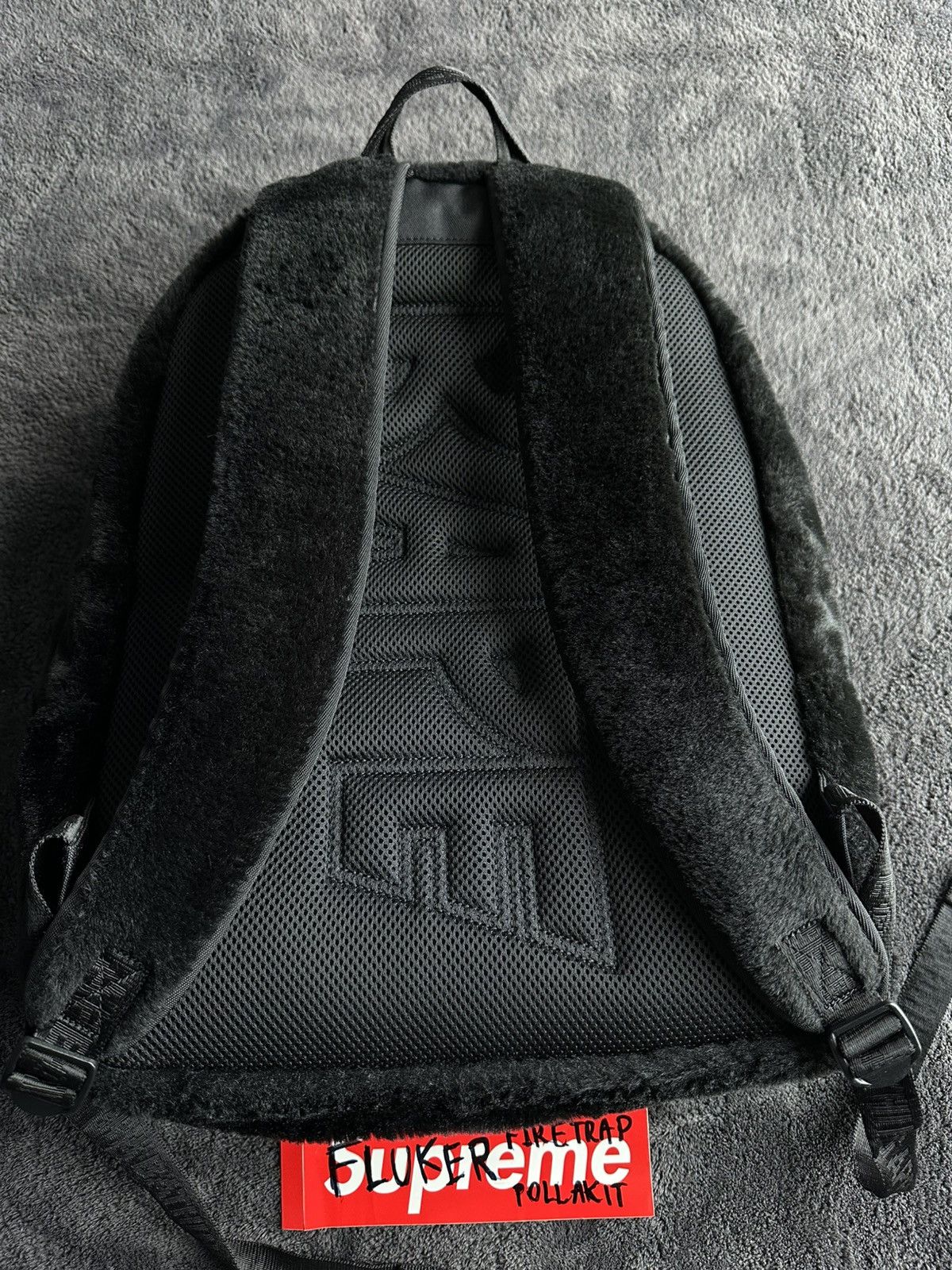 Bape BAPE Faux-Fur Daypack Backpack Size ONE SIZE - 10 Thumbnail