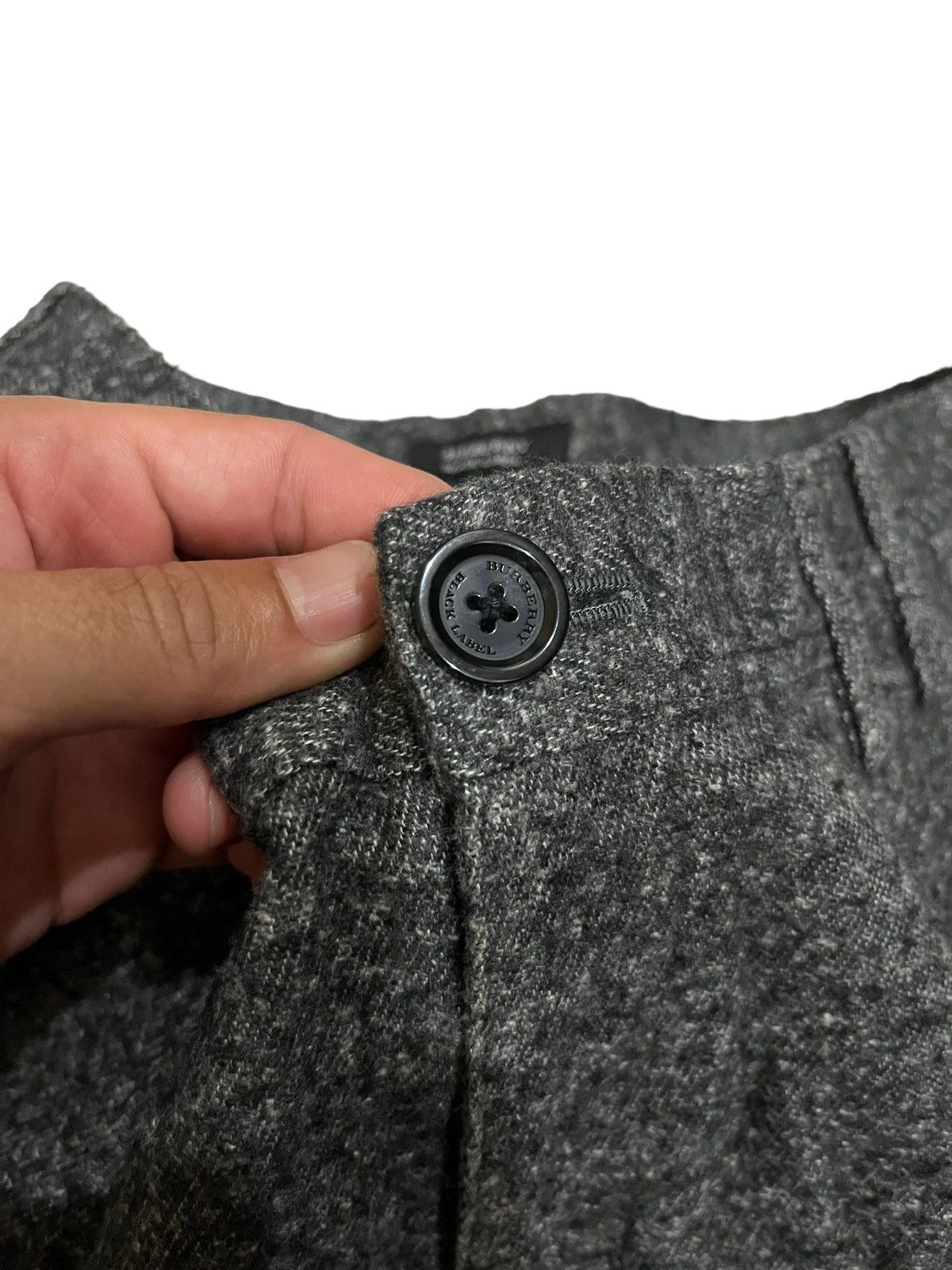 Burberry × Japanese Brand × Vintage Vintage BURBERRY Brand Wool Grey Pants Size US 31 - 13 Thumbnail