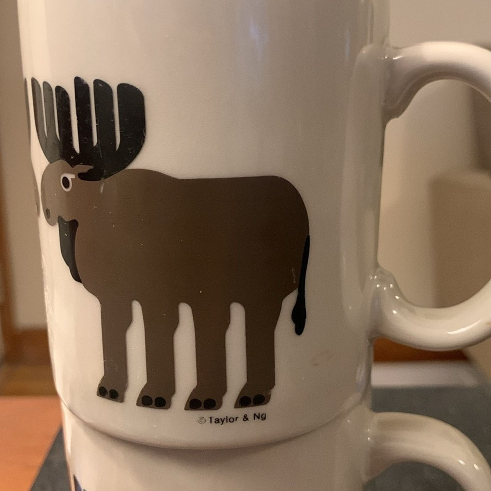 Vintage 2 Taylor & Ng moose coffee mugs cups Size ONE SIZE - 5 Thumbnail