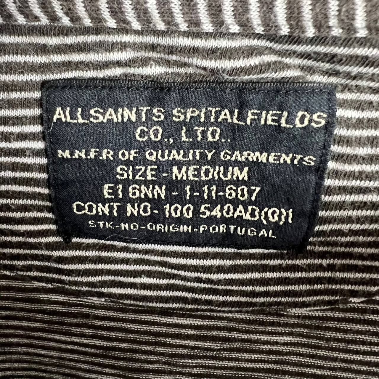Allsaints Allsaints Striped Vintage Longsleeve Size M / US 6-8 / IT 42-44 - 3 Thumbnail