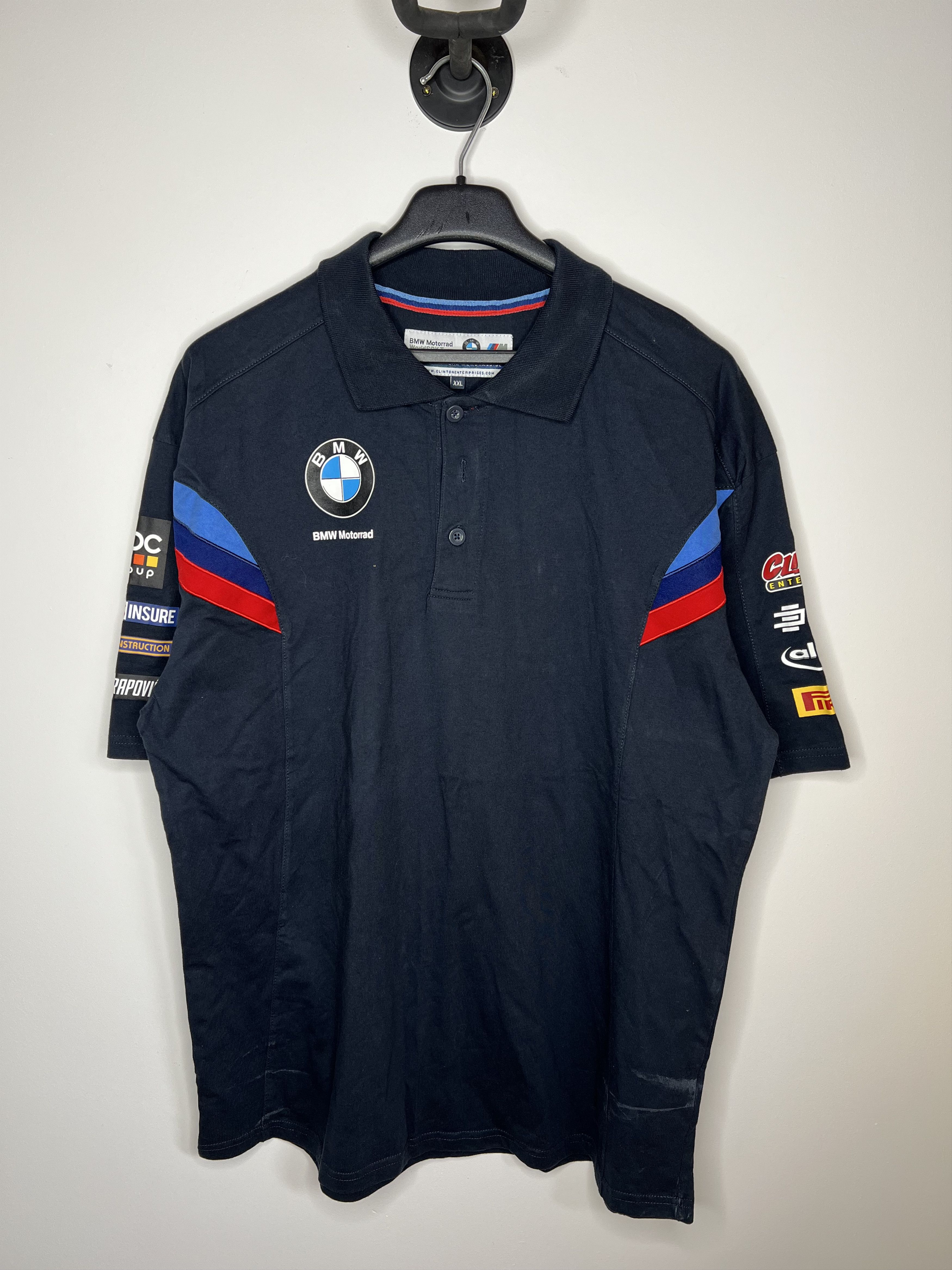 BMW BMW MOTORRAD WSBK TEAM RACING MOTORCYCLE POLO SHIRT Size US XXL / EU 58 / 5 - 1 Thumbnail
