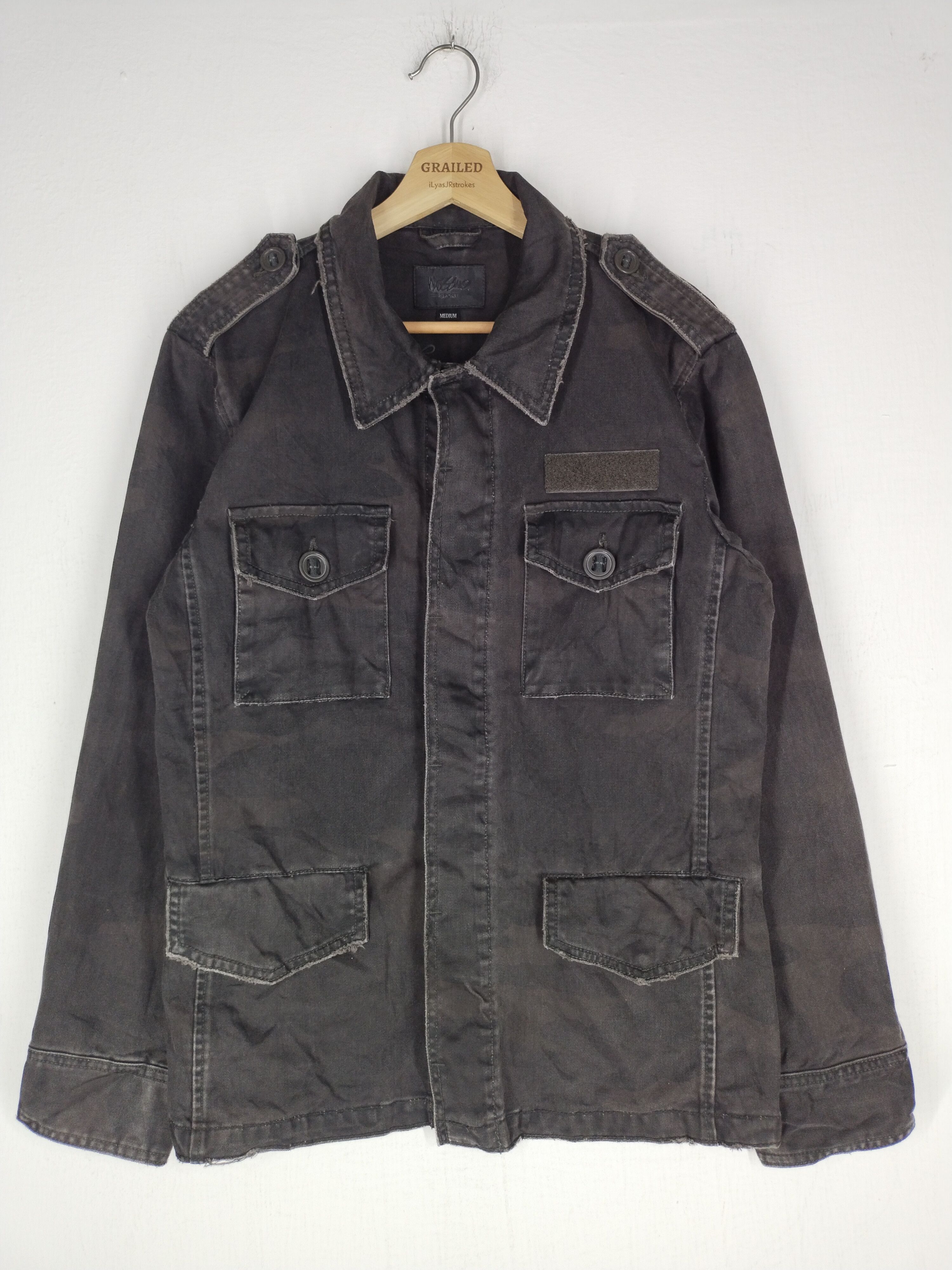 If Six Was Nine × Japanese Brand × Mossimo Vintage Mossimo Black Worker Jacket Size US M / EU 48-50 / 2 - 6 Thumbnail