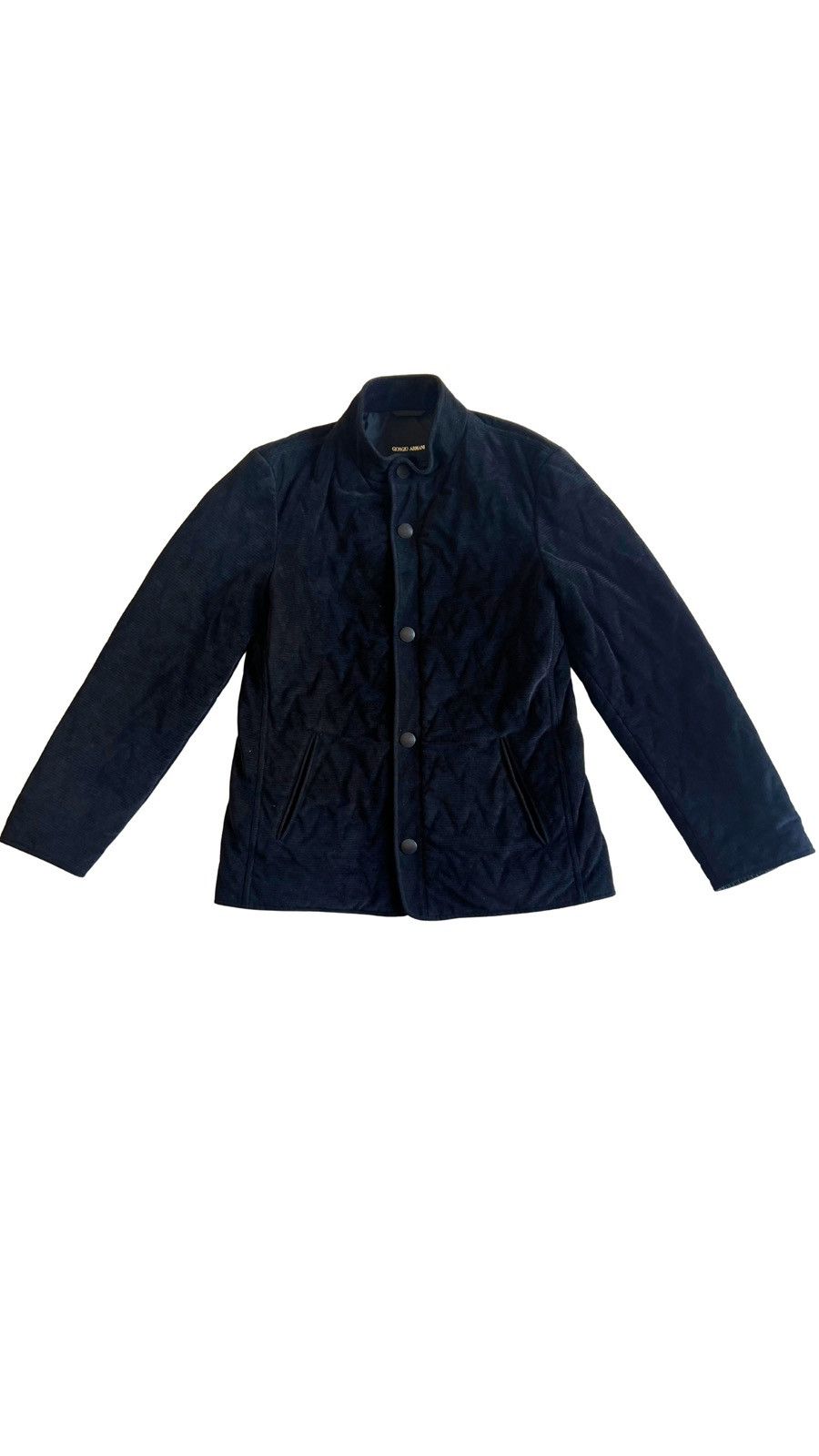 Giorgio Armani Giorgio Armani Black Label Rare Quilted Jacket Made in Italy Size US L / EU 52-54 / 3 - 4 Thumbnail