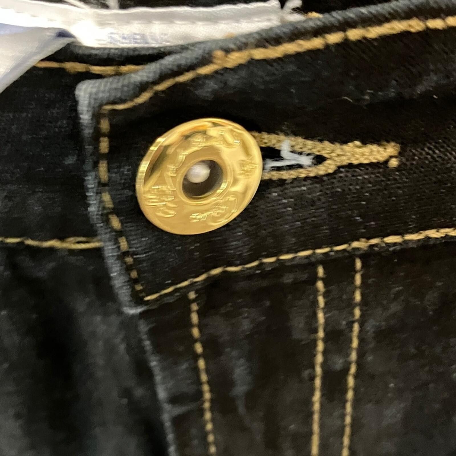 DGK NWOT Black Jeans with Gold Stitching Size 27" / US 4 / IT 40 - 6 Thumbnail