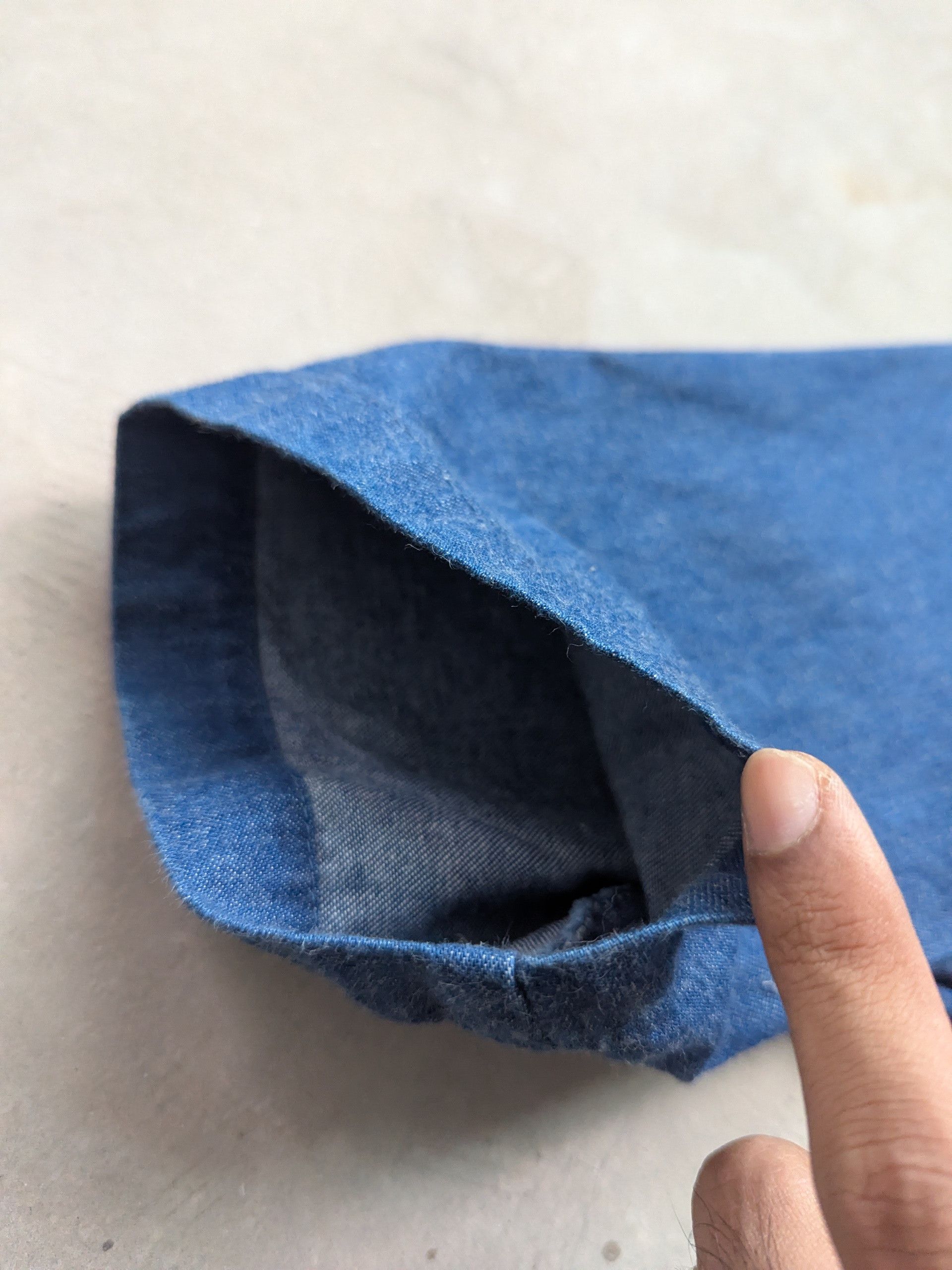 Japanese Brand × Vintage Vintage Simple Life Denim Shirt Button Up Size M / US 6-8 / IT 42-44 - 5 Thumbnail