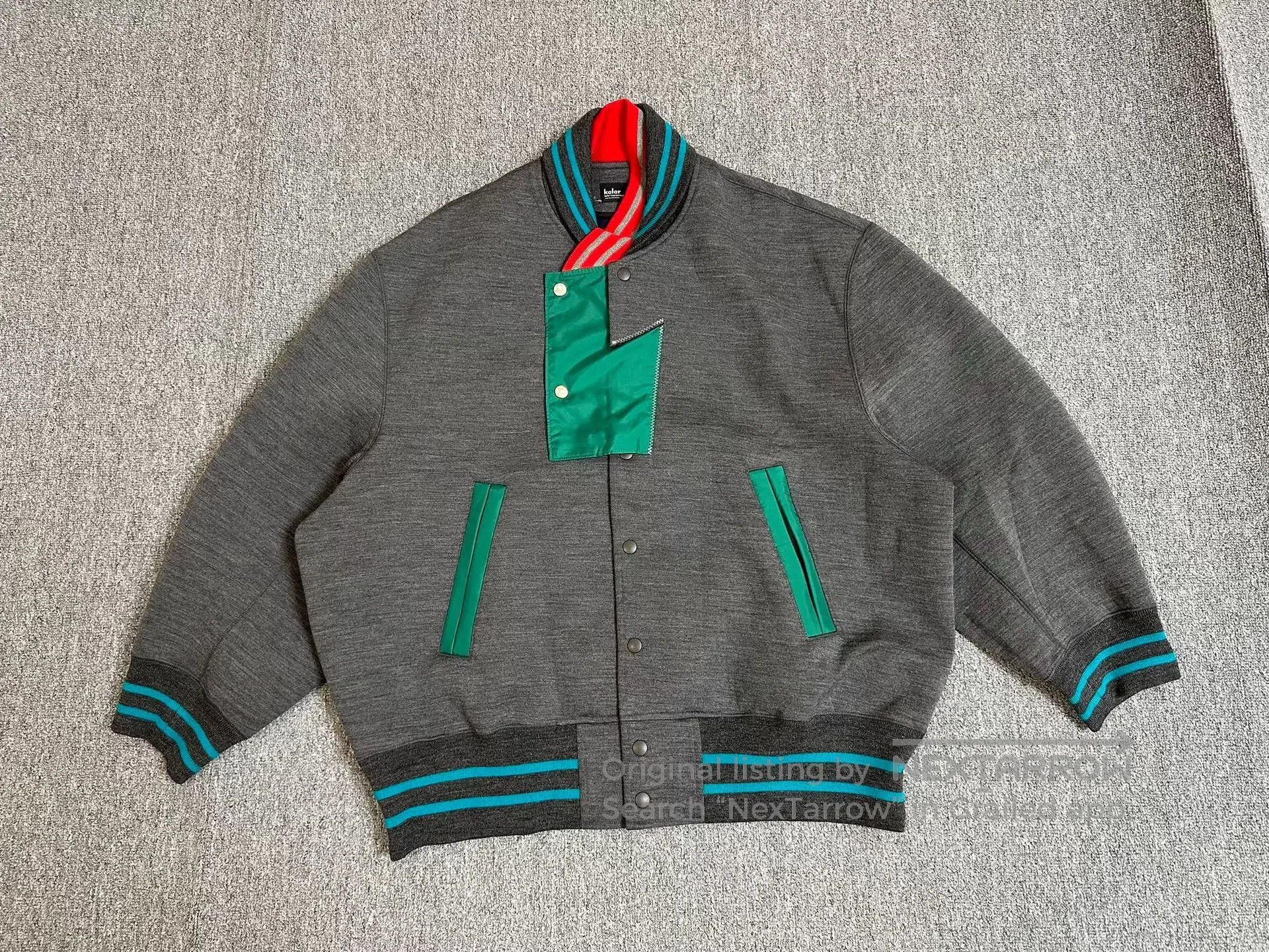 Kolor KOLOR WCM JKT Colorblock Baseball Jacket. Size US S / EU 44-46 / 1 - 1 Thumbnail