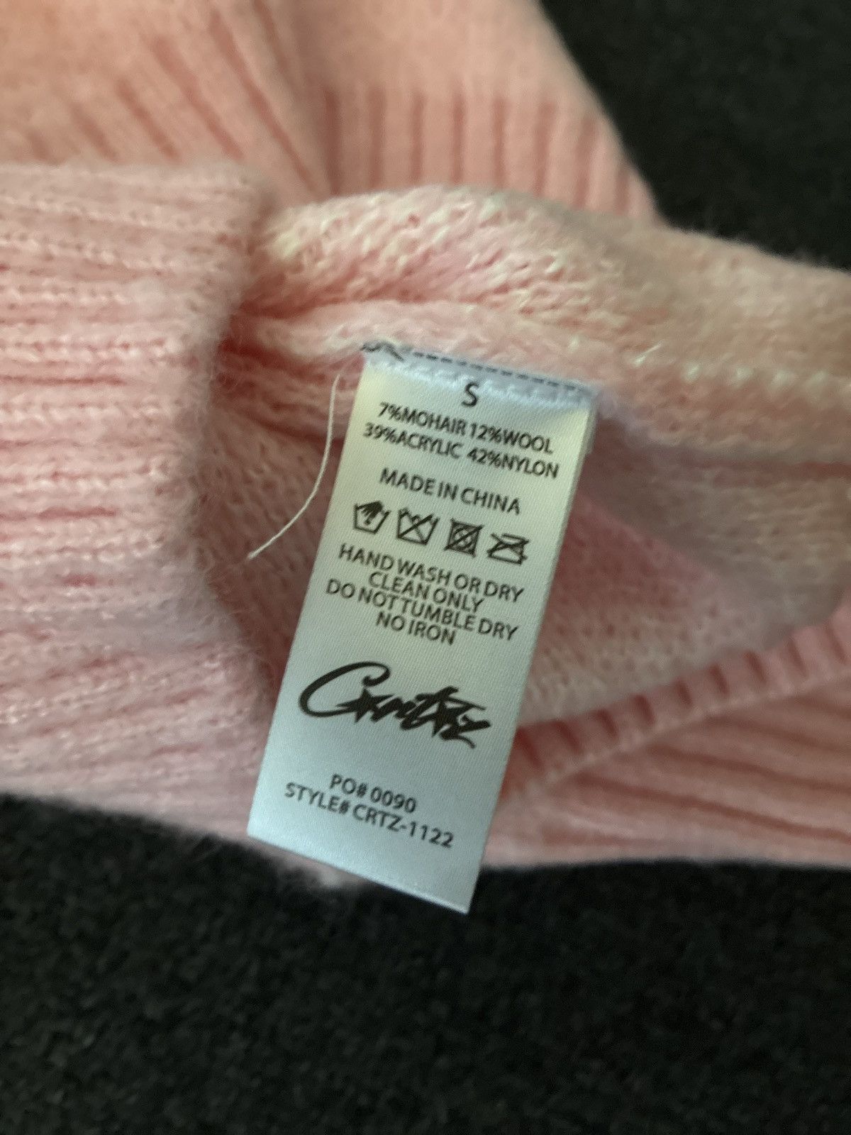 Corteiz Corteiz Patrol Knit Sweater 💗 – Pink/White – Size S Size US S / EU 44-46 / 1 - 5 Thumbnail