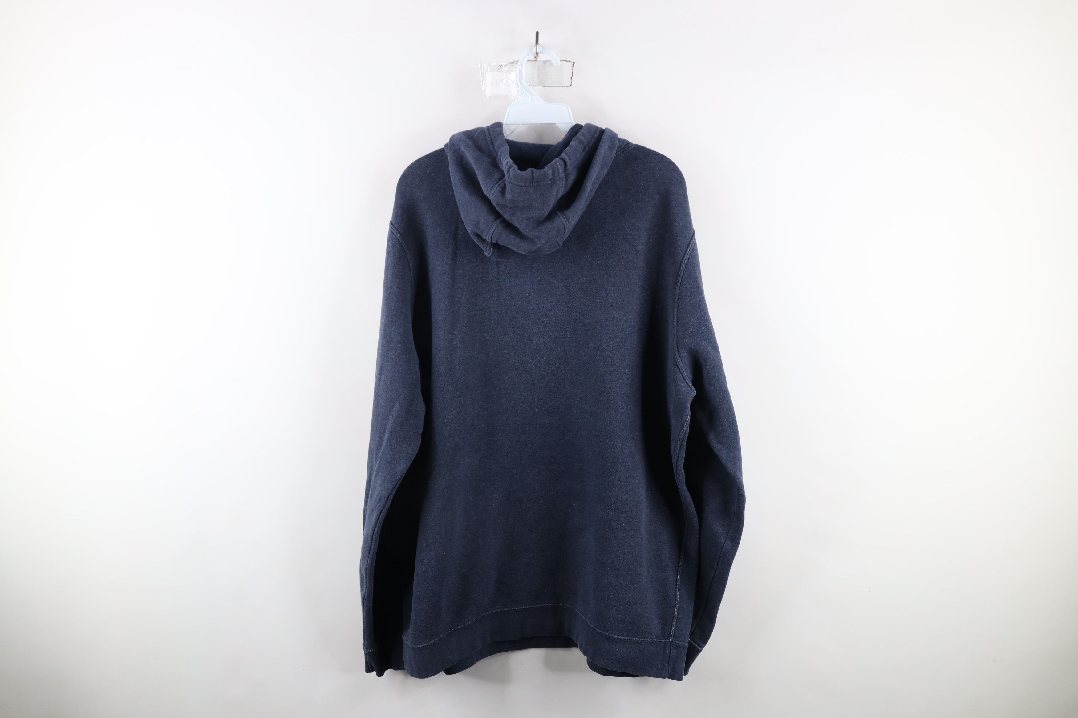 Nike × Vintage Vintage Nike Mini Swoosh Hoodie Sweatshirt Heather Blue Size US XL / EU 56 / 4 - 11 Thumbnail