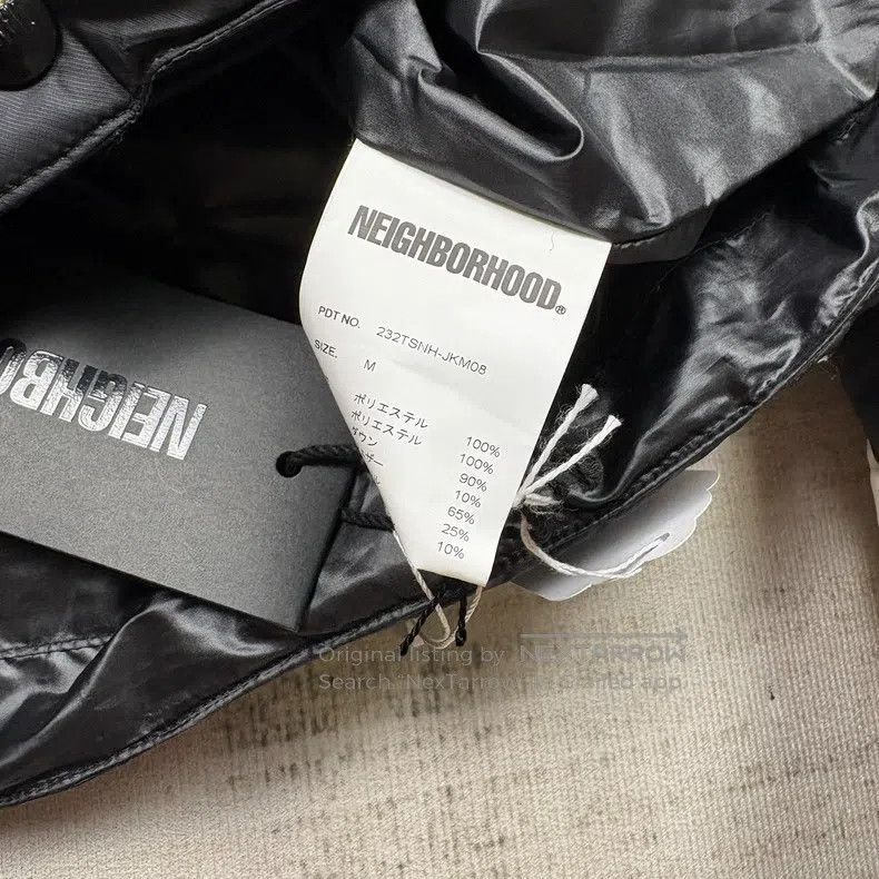 Neighborhood Neighborhood Black and White Checkered Down Jacket Coat Size US M / EU 48-50 / 2 - 5 Thumbnail