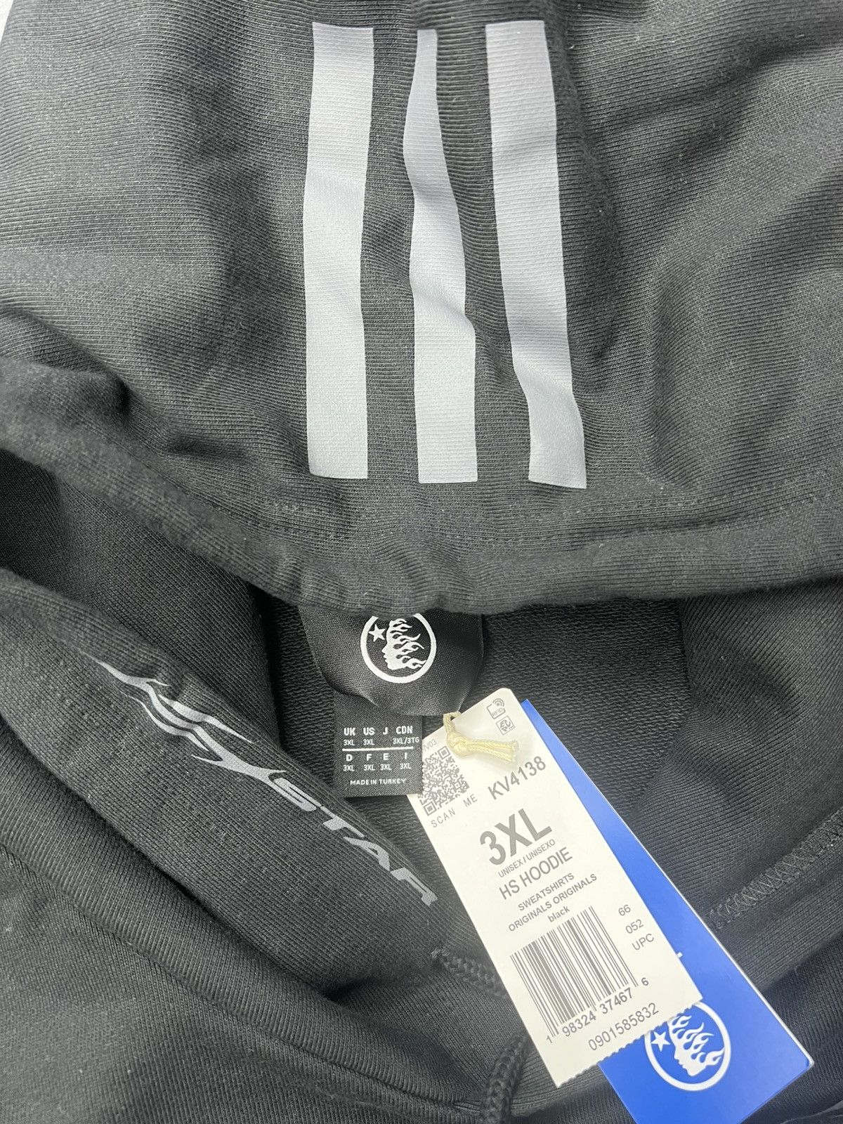 Adidas × HELLSTAR Hellstar x Adidas Hoodie (3XL) Size US XXL / EU 58 / 5 - 8 Thumbnail