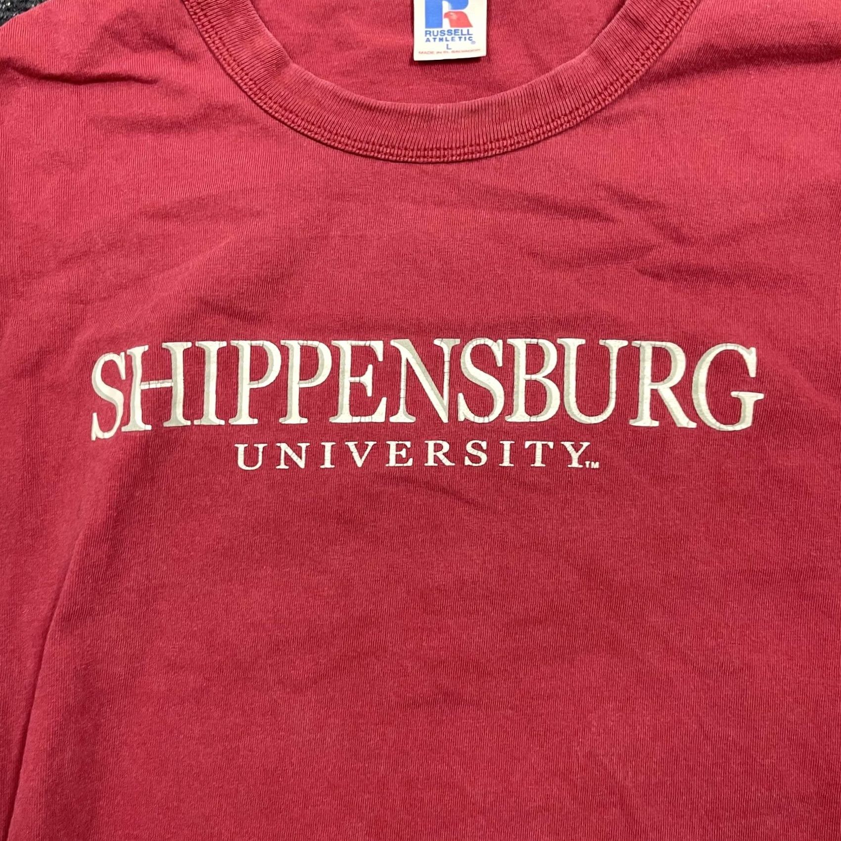 Russell Athletic Y2K Shippensburg University Shirt Men L Red Russell Athletic College T-Shirt Size US L / EU 52-54 / 3 - 3 Thumbnail