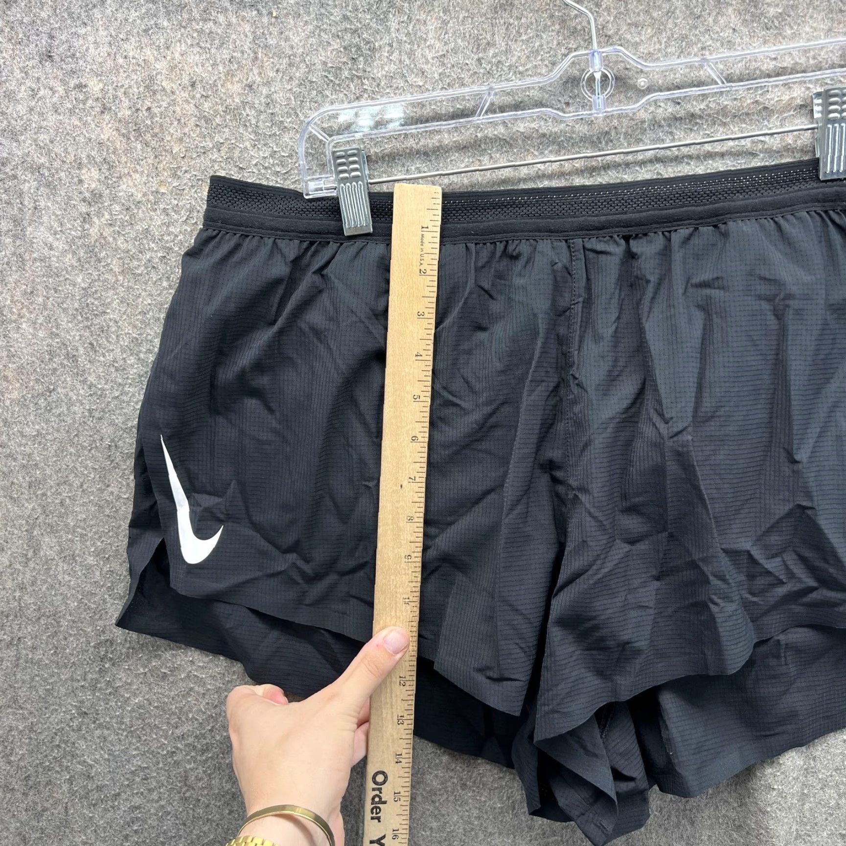 Nike Nike AeroSwift Running Shorts Mens 2XL Black Dri-FIT ADV 2in CJ7837-010 Size US 39 - 5 Thumbnail