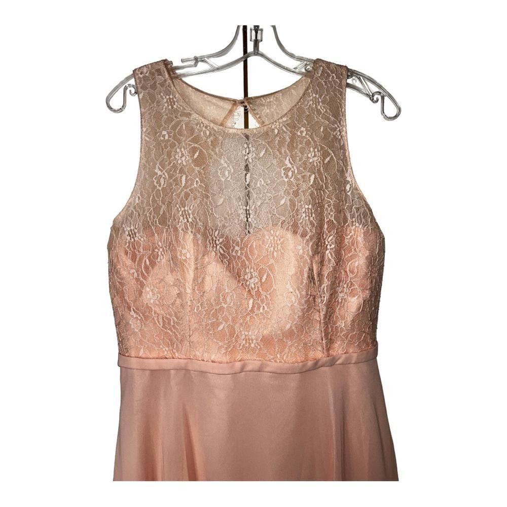 Designer Azazie l Blush Lace Bridesmaid Dress Size 8 Size M / US 6-8 / IT 42-44 - 4 Thumbnail