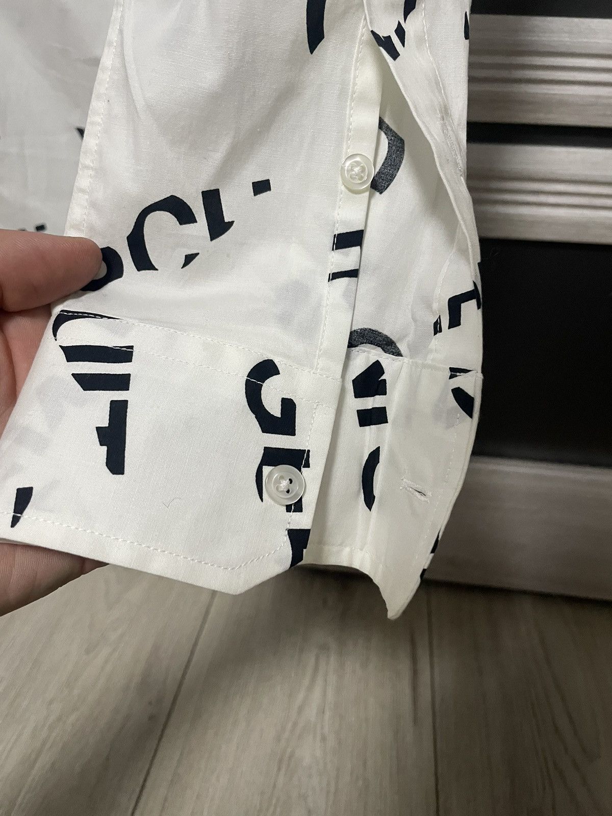 Dirk Bikkembergs Dirk Bikkembergs Monogram Rare Shirt Classic Size US M / EU 48-50 / 2 - 12 Thumbnail