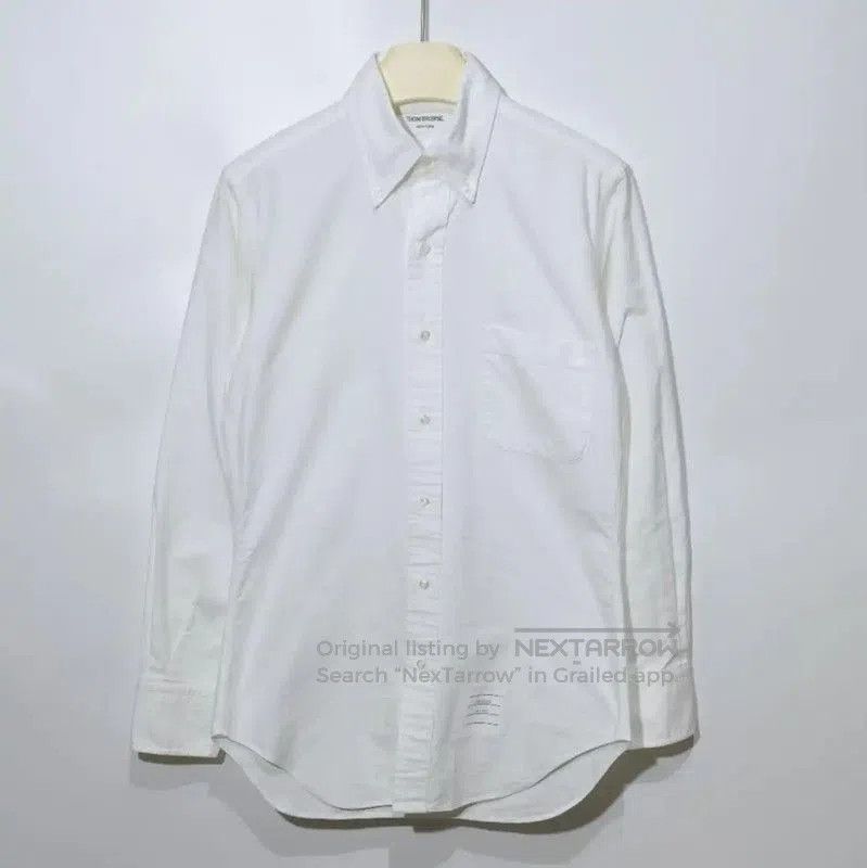 Thom Browne Thom Browne White Cotton Shirt for Women . Size S / US 4 / IT 40 - 1 Thumbnail