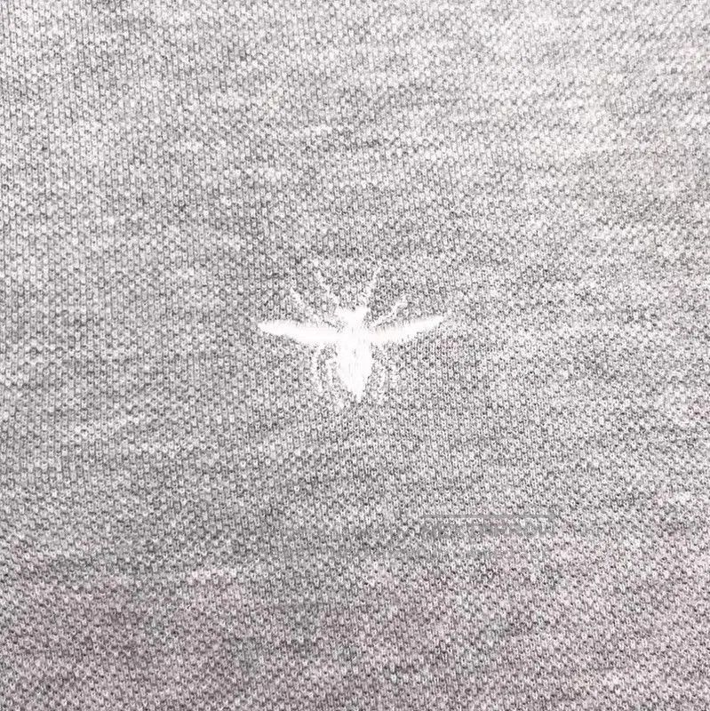 Dior Dior Grey Cotton Blend Embroidered Logo T. Size XS / US 0-2 / IT 36-38 - 3 Thumbnail