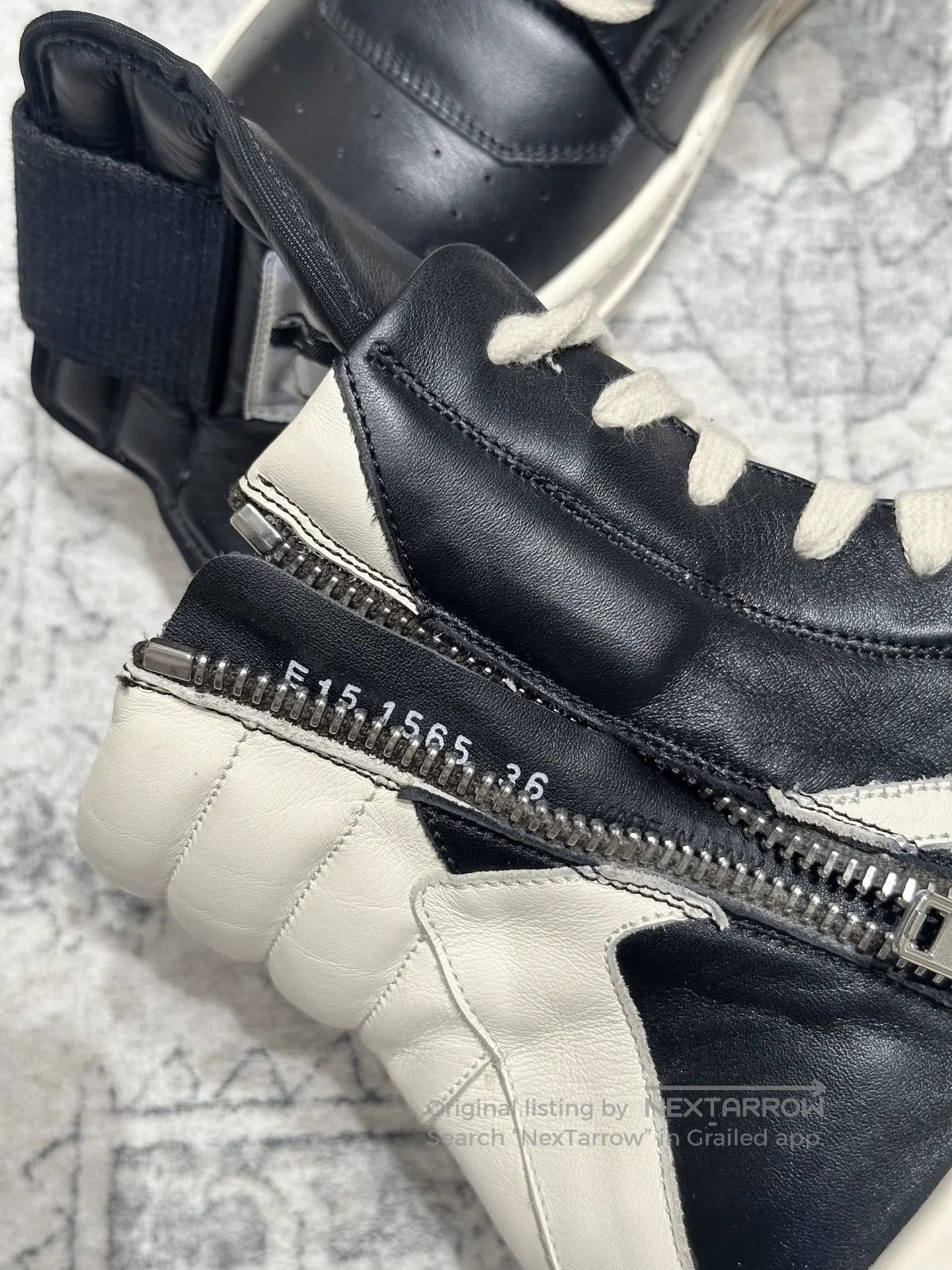 Rick Owens Rick Owens Classic Leather High-Top. Size US 5 / IT 35 - 6 Thumbnail
