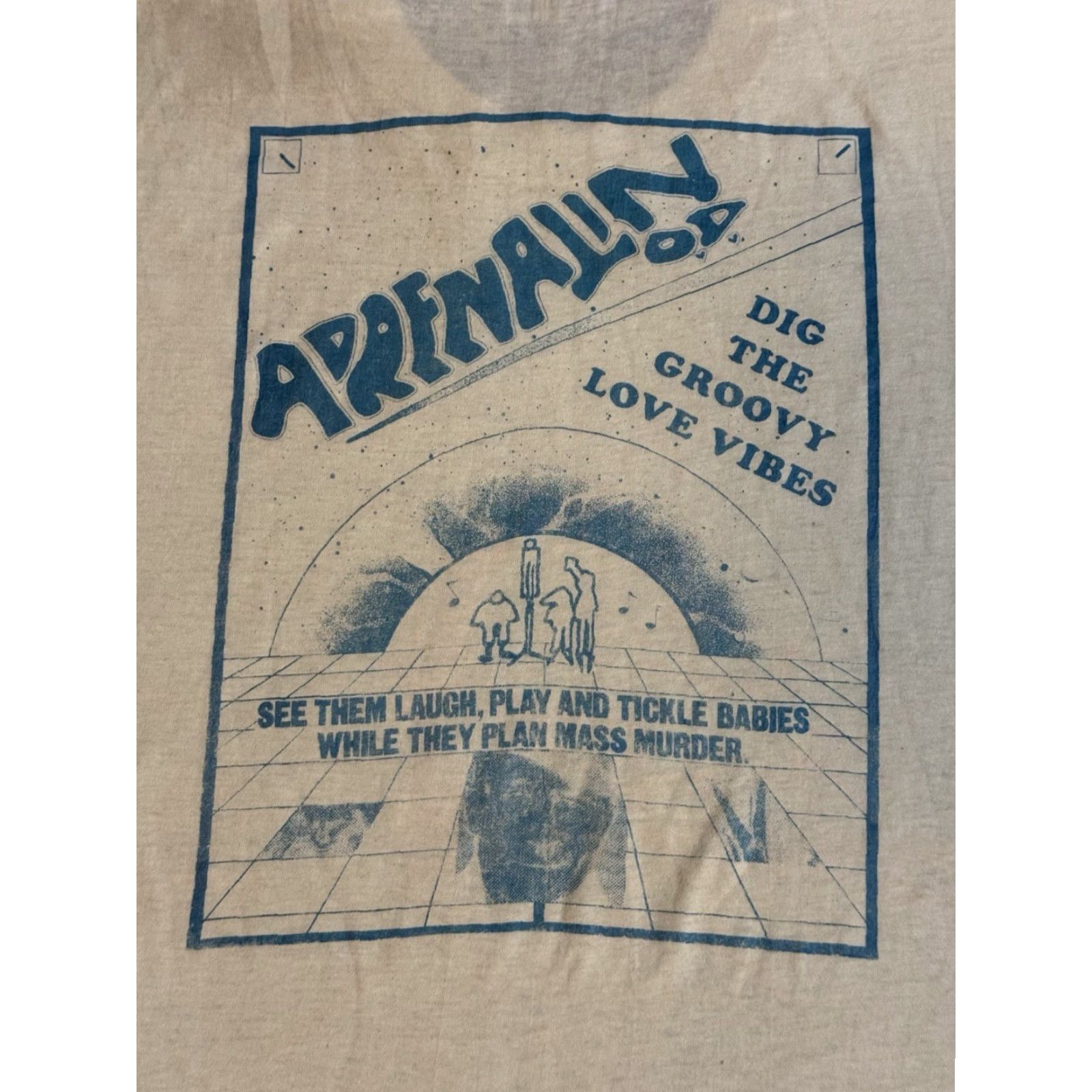 Vintage Vintage 1985 Adrenaline O.D. Concert T Shirt L NJHC Cause For Alarm Hardcore 80s Size US L / EU 52-54 / 3 - 4 Thumbnail
