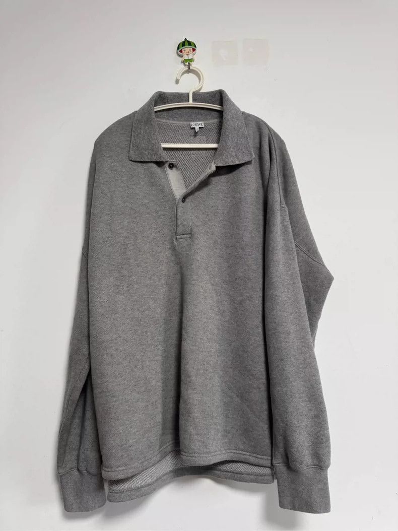 Loewe LOEWE Gray Polo hoodie Size S / US 4 / IT 40 - 1 Thumbnail