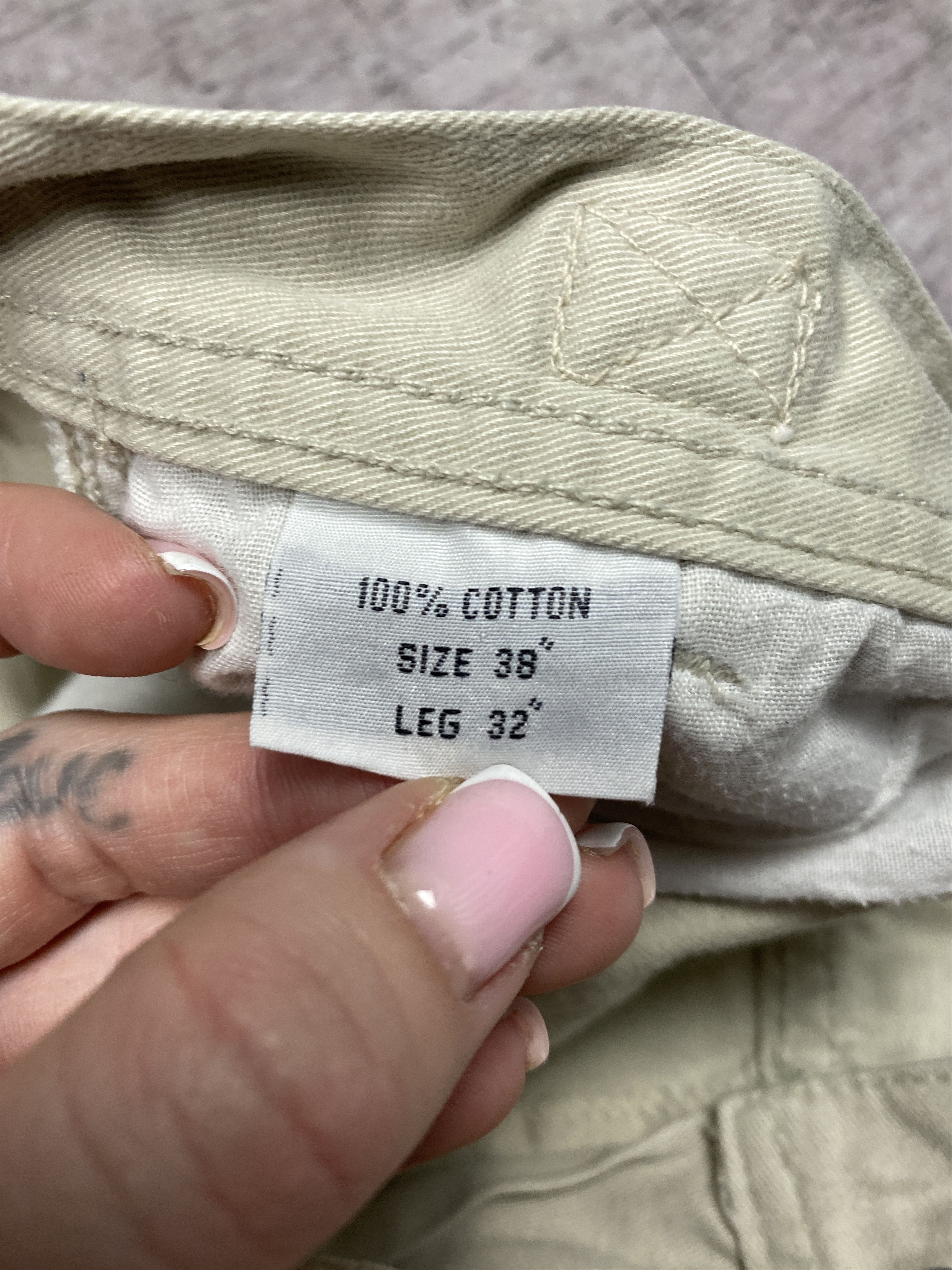 20471120 × Vintage Lee Cooper Vintage Military Cargo Pants Y2K Baggy Size US 38 / EU 54 - 7 Thumbnail