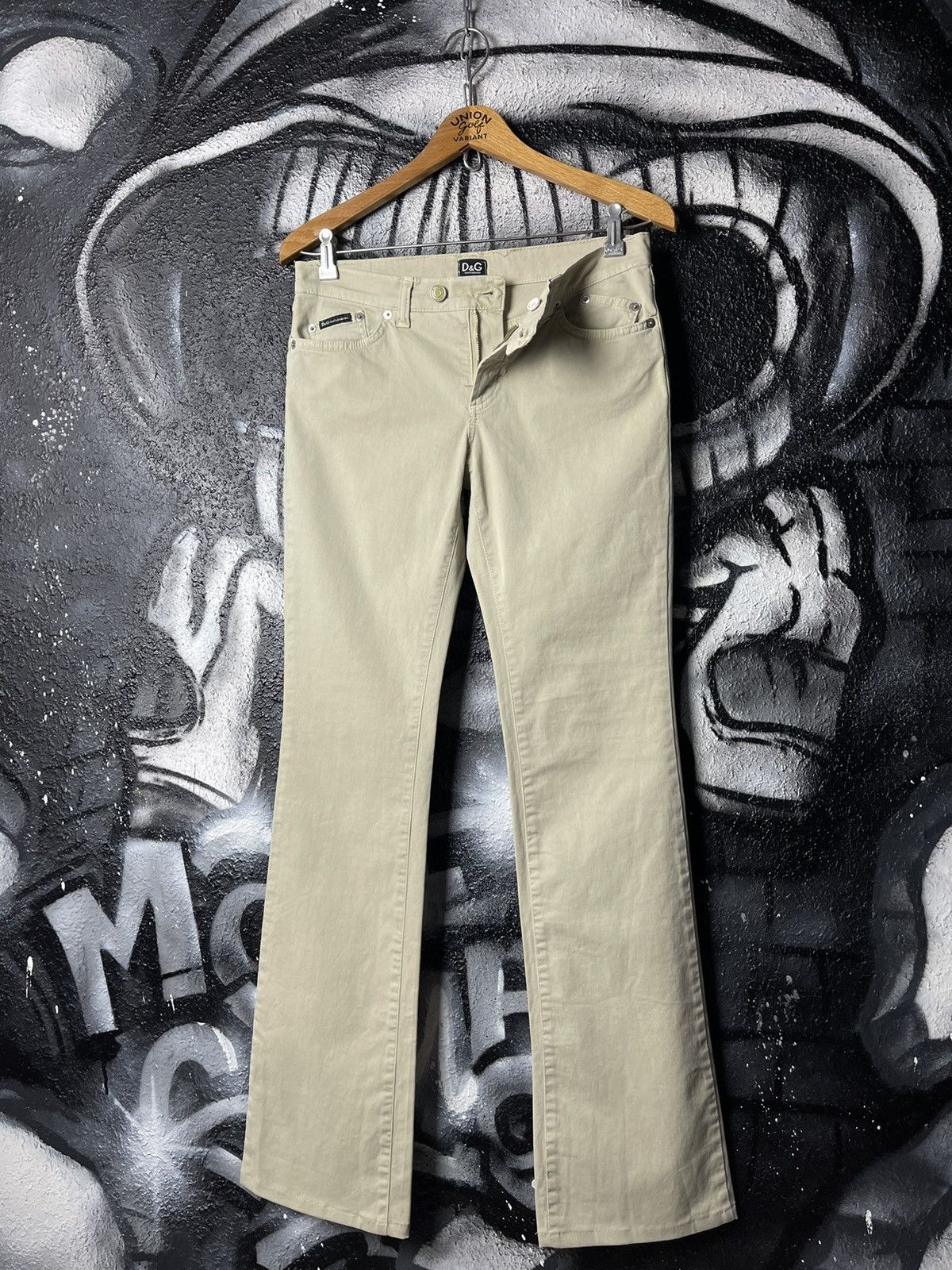 Dolce & Gabbana Dolce & Gabanna Vintage Flared Pants Women’s Size 27 Size 27" / US 4 / IT 40 - 1 Thumbnail