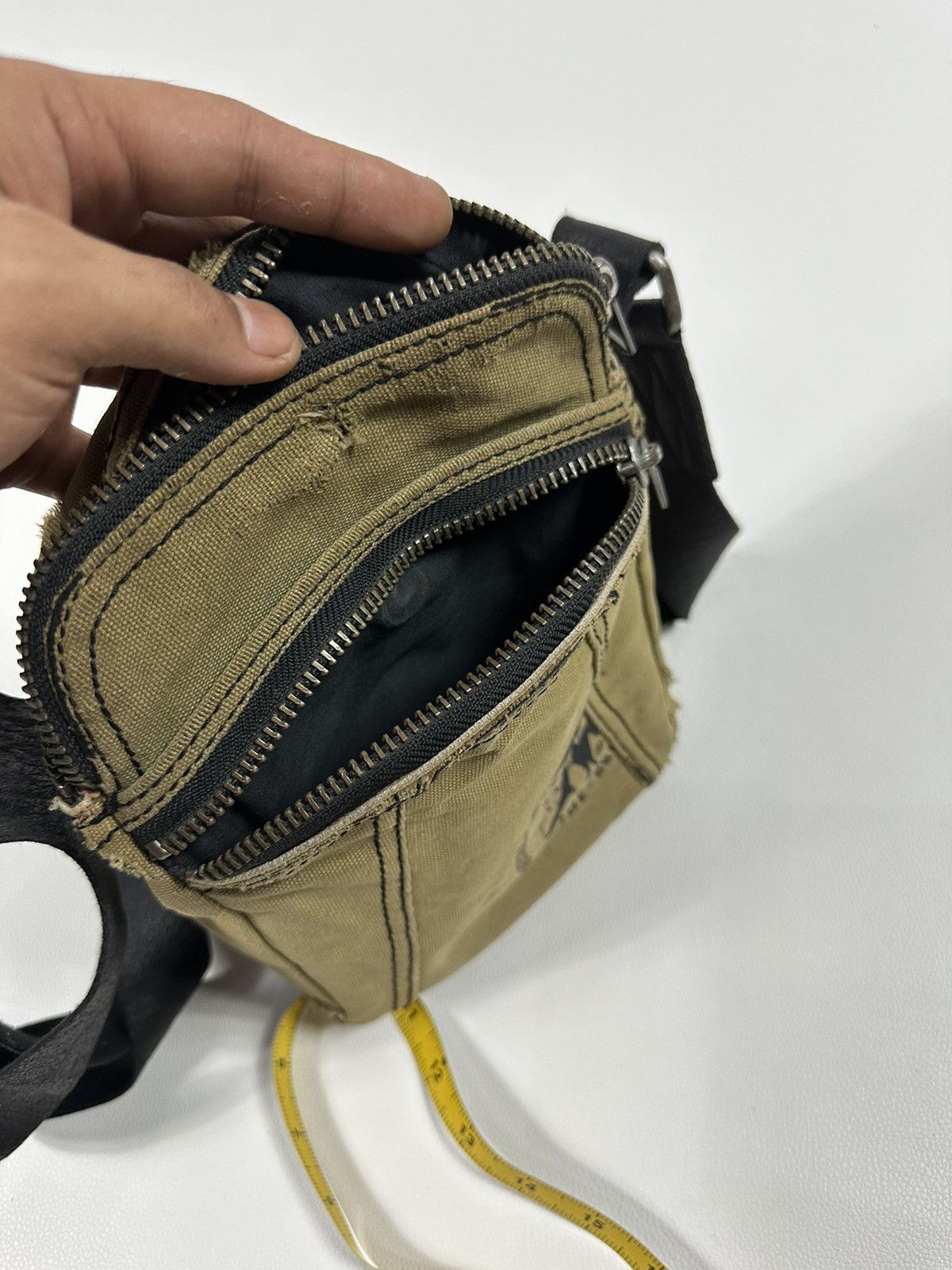 Diesel Vintage Diesel red Line Slevedge Distressed Crossbody Bag Size ONE SIZE - 14 Thumbnail