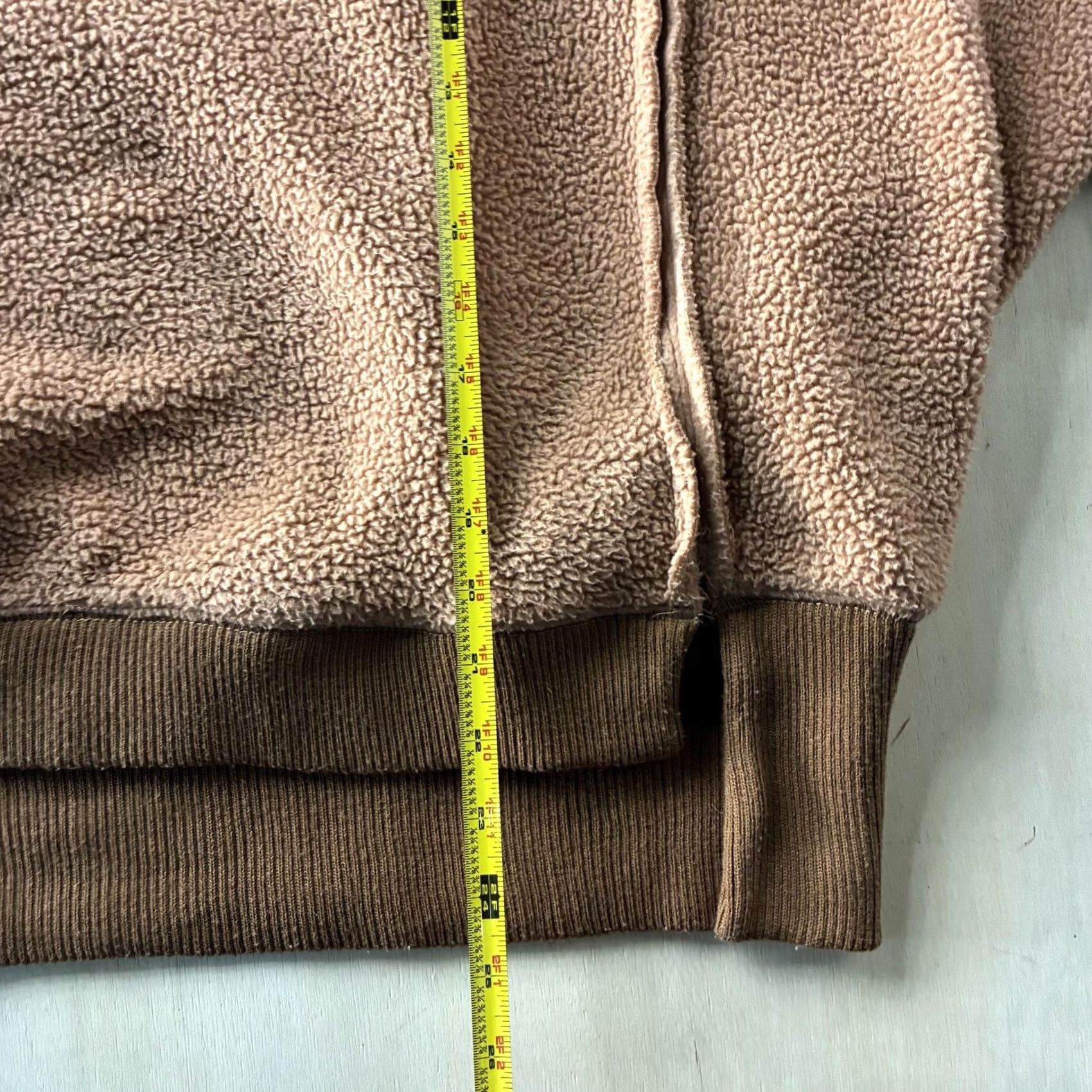 Vintage We The Free Sweatshirt Womens S Brown Oversized Fleece Pullover Balloon Sleeve Size S / US 4 / IT 40 - 4 Thumbnail