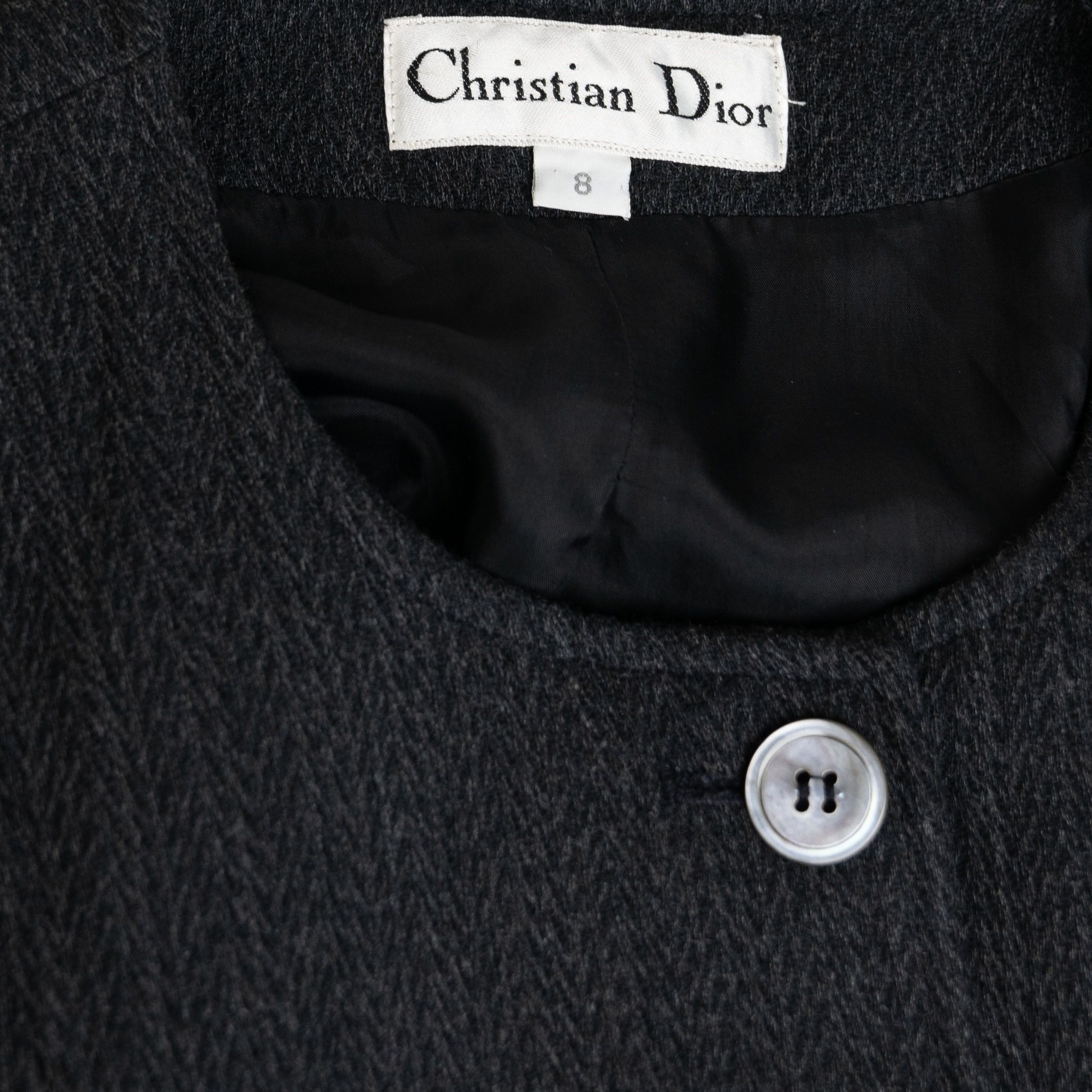 Christian Dior Monsieur Vintage Grey Christian Dior Blazer Size M / US 6-8 / IT 42-44 - 3 Thumbnail