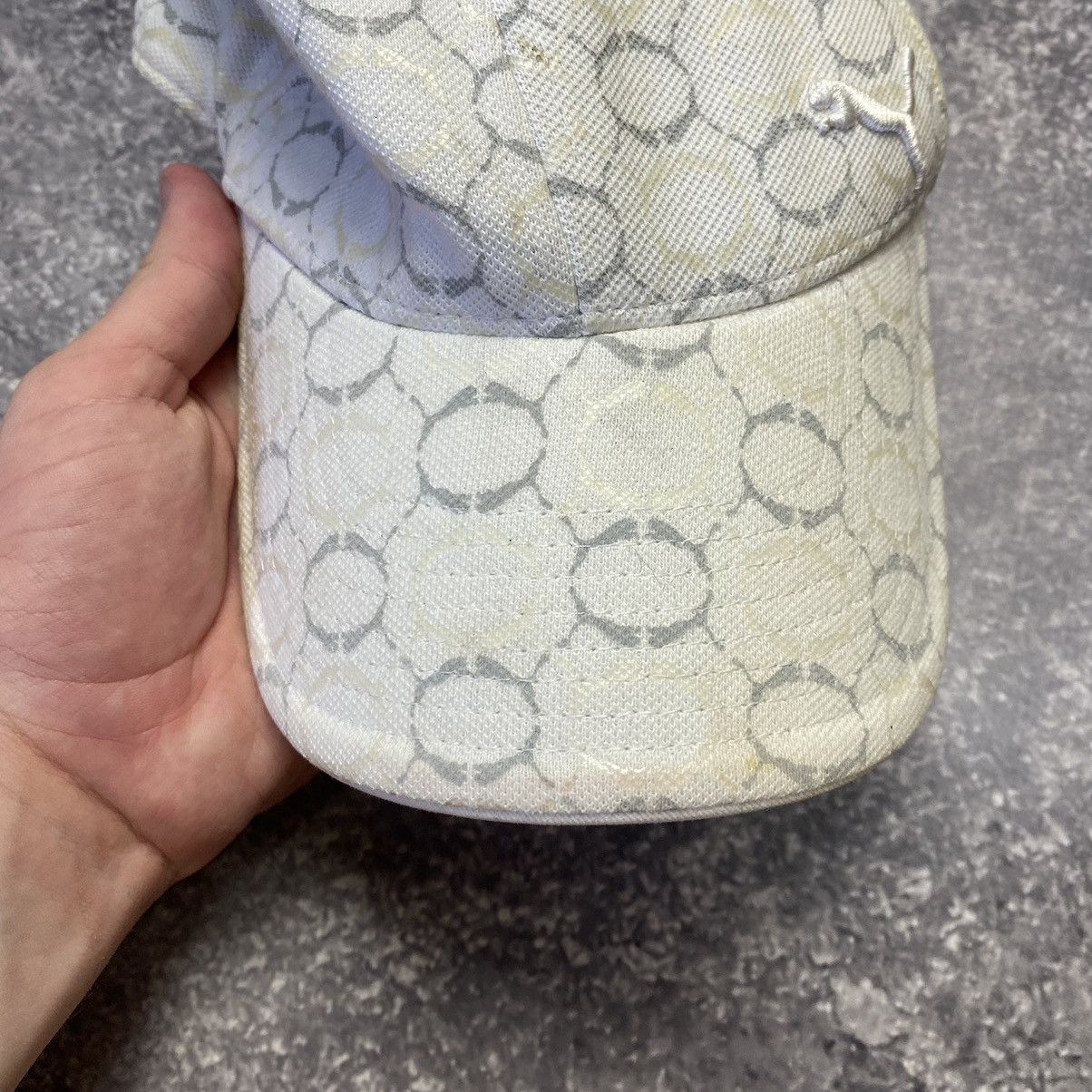 Puma × Vintage Vintage Puma Monogram logo Streetwear y2k cap Size ONE SIZE - 9 Thumbnail