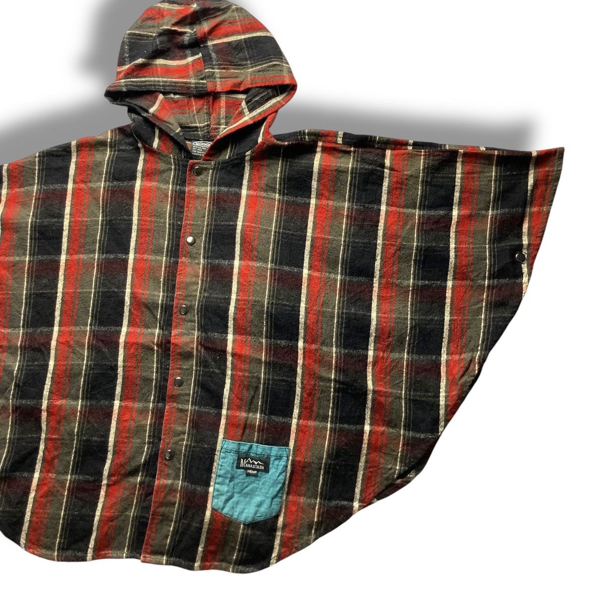 Manastash MANATASH MULTICOLOR CHECKERED PONCHO Size US M / EU 48-50 / 2 - 3 Thumbnail