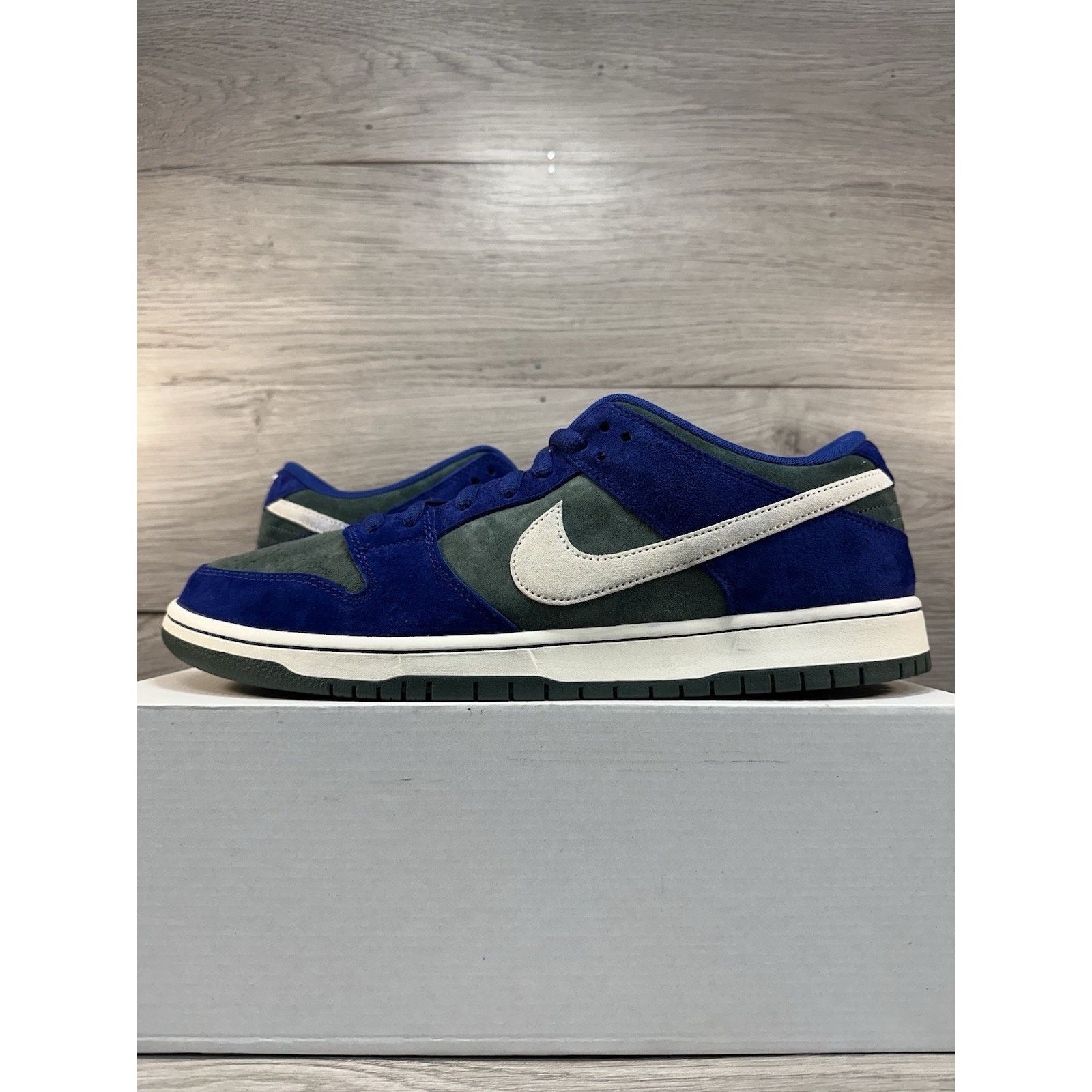 Nike Nike Men's Dunk Pro SB Low Deep Royal Vintage Green - 15 Size US 15 / EU 48 - 1 Thumbnail