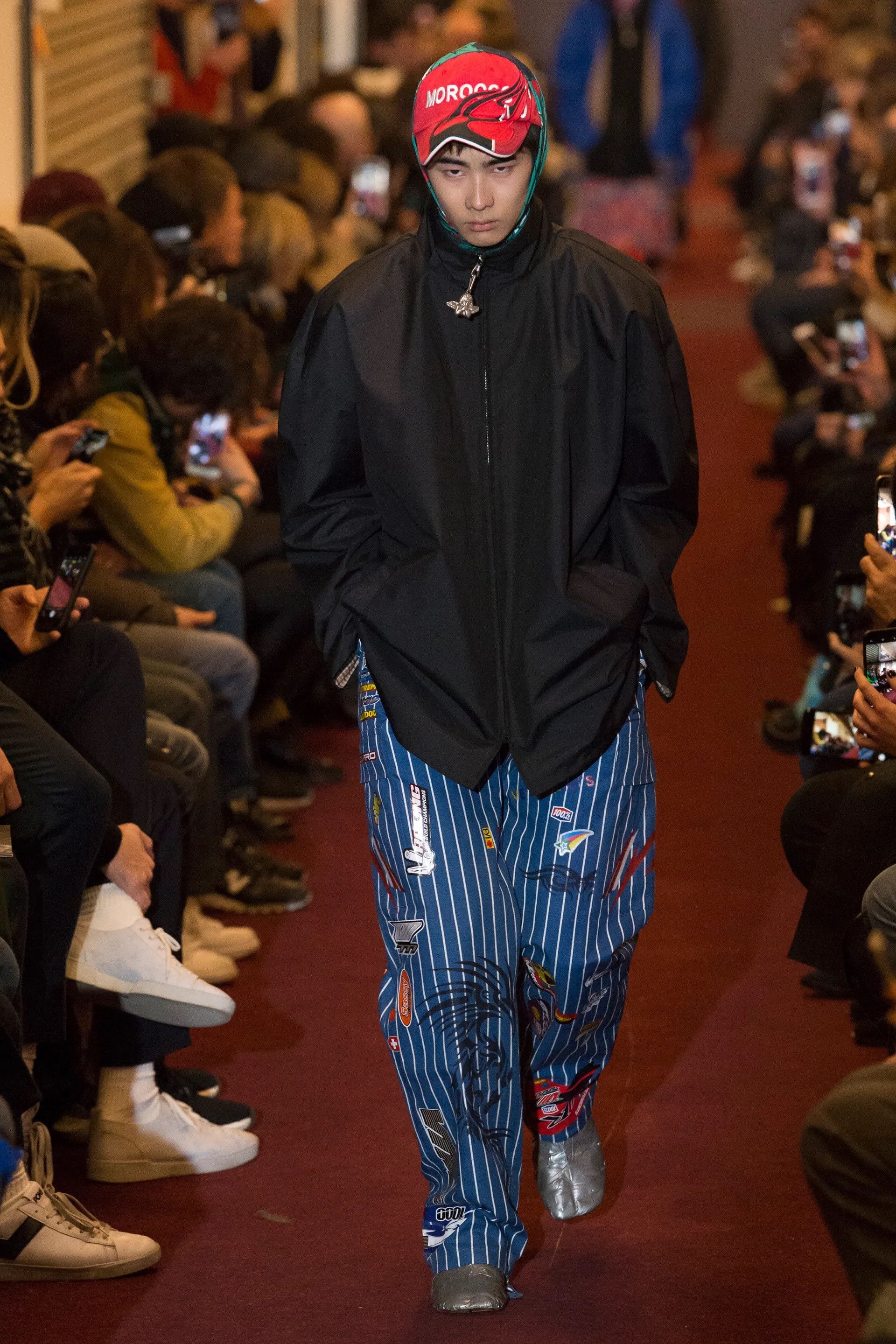 Reebok × Vetements Reebok - Vetements - F/W 18 - Morocco Cut-Up Cap Size ONE SIZE - 1 Thumbnail