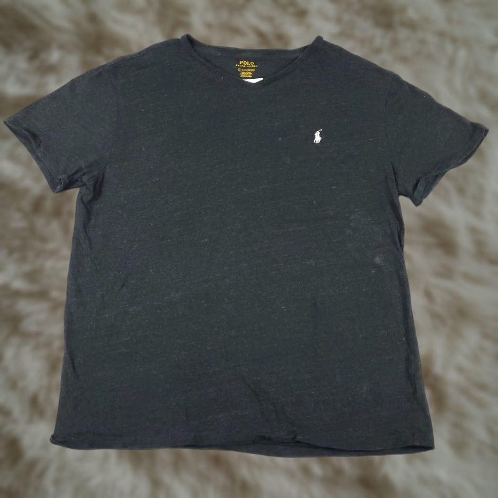 Ralph Lauren Ralph Lauren T-Shirt Mens Large Gray Casual Short Sleeve Crew Neck Size US L / EU 52-54 / 3 - 1 Thumbnail