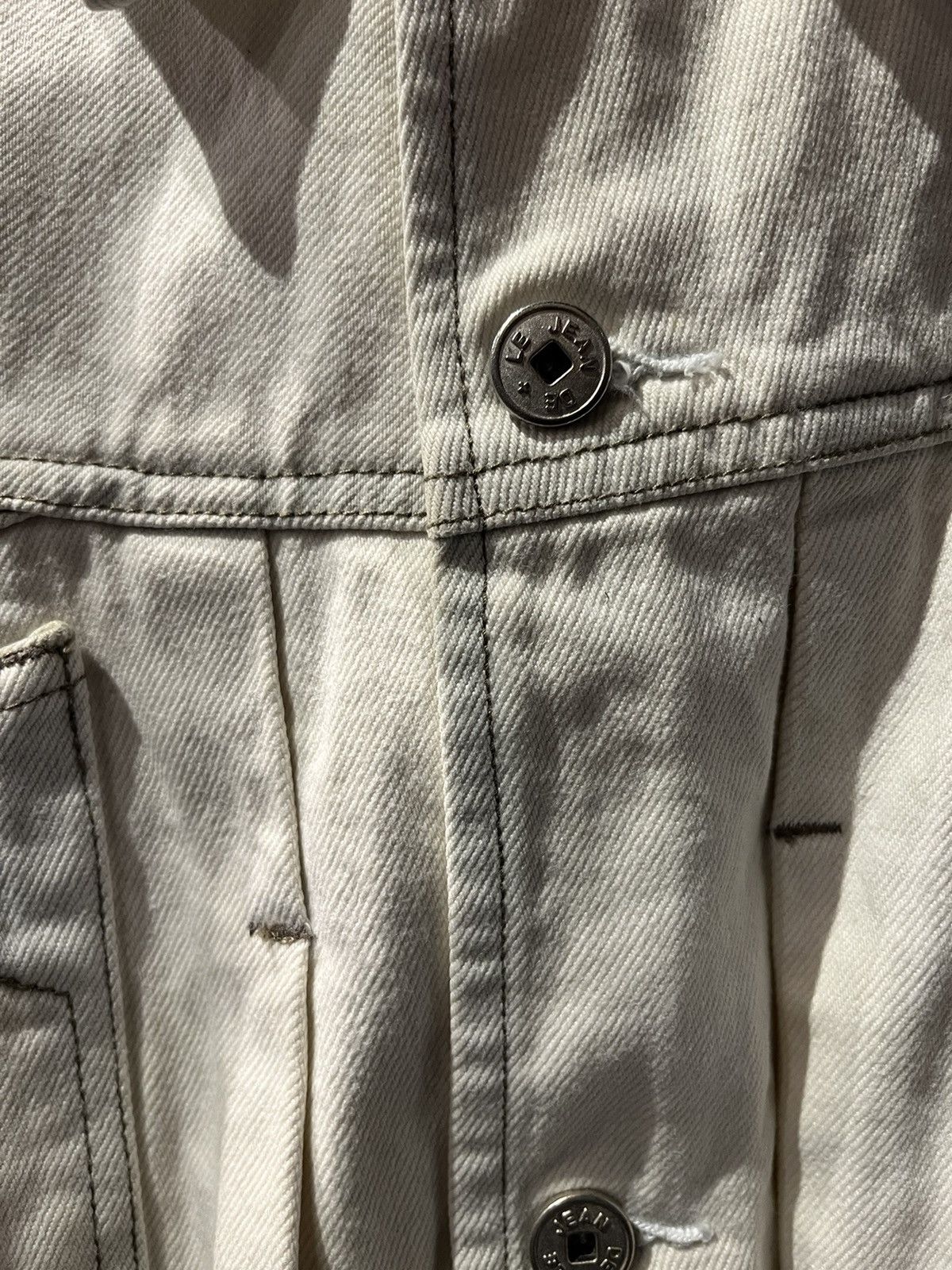 Marithe + Francois Girbaud × Vintage Le Jean De Marithe Francois Girbaud Gradient white denim Size US XXL / EU 58 / 5 - 6 Thumbnail