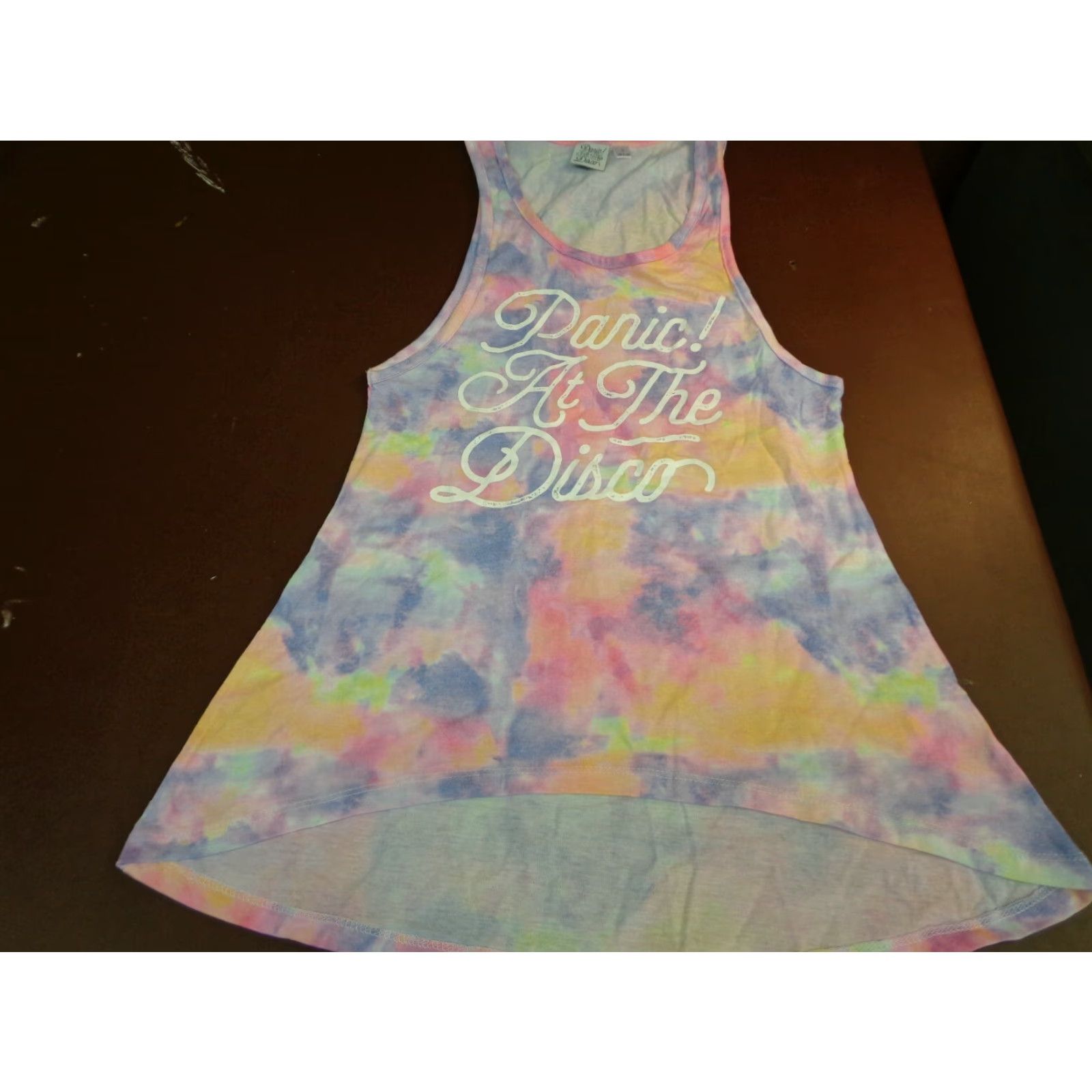Vintage Panic At The Disco Tank Top Tie Dye Shirt Pastel S Women Tank Top Small Pastel Panic! at the Disco Womens Girls Size S / US 4 / IT 40 - 3 Thumbnail