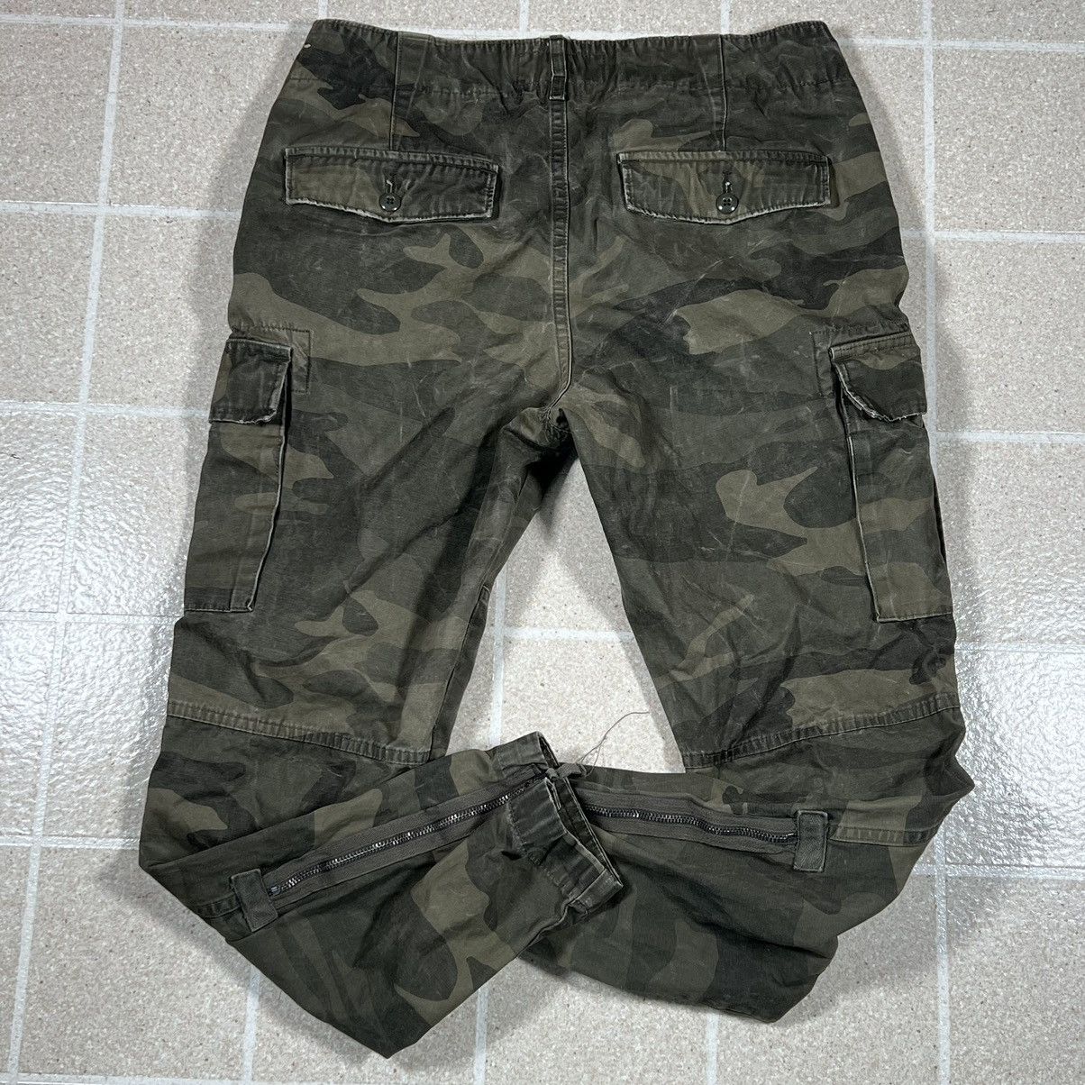 Abercrombie & Fitch Abercrombie & Fitch Cargo Camo Pants Mens Rustin Athletic Size US 30 / EU 46 - 6 Thumbnail