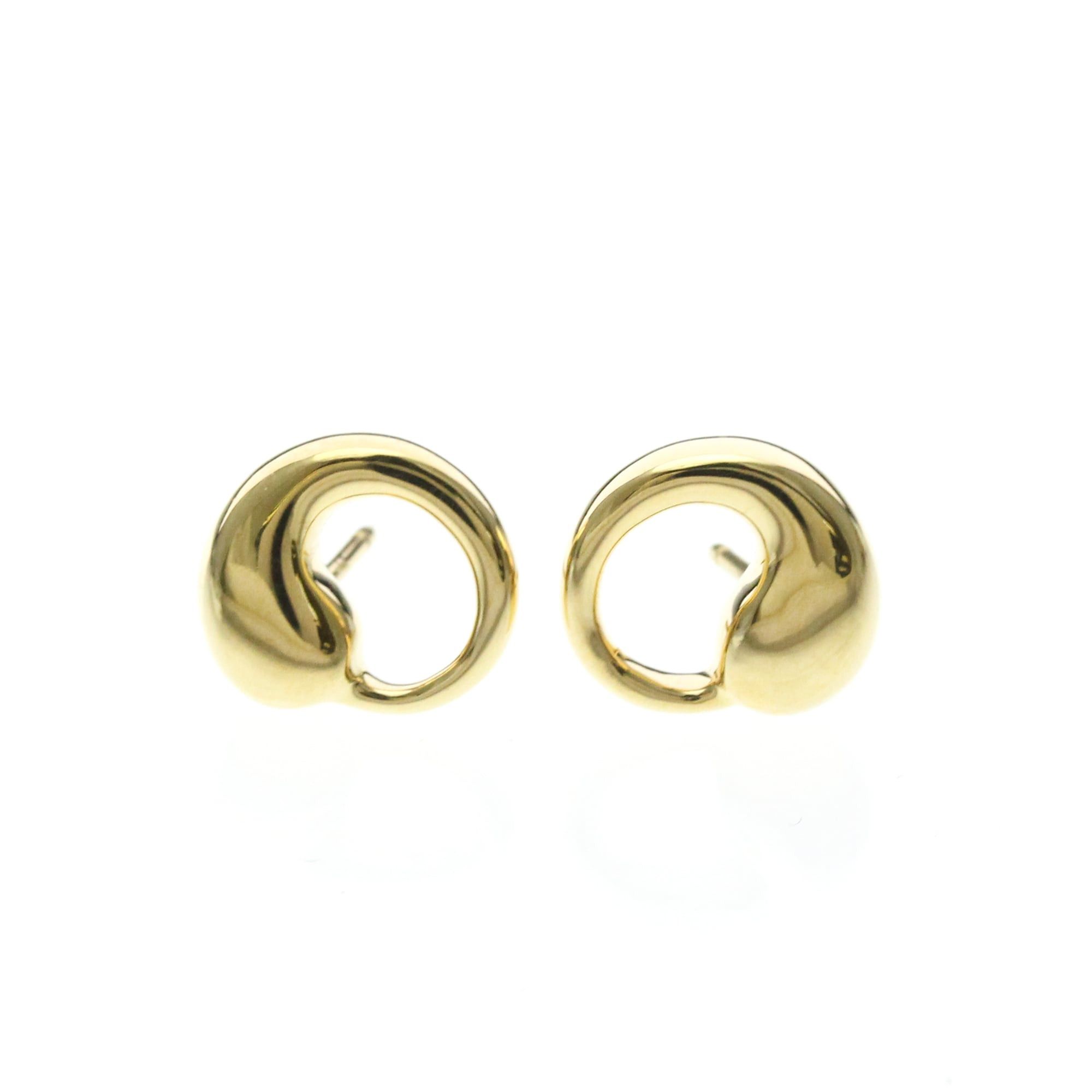 Tiffany & Co. TIFFANY Eternal Circle Earrings No Stone Yellow Gold (18K) Polished Size ONE SIZE - 1 Thumbnail