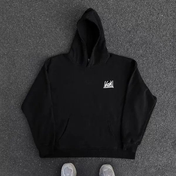 VIBE Hip Hop Creative Letter Graffiti Print XL Hooded Sweatshirt Size US XL / EU 56 / 4 - 2 Thumbnail